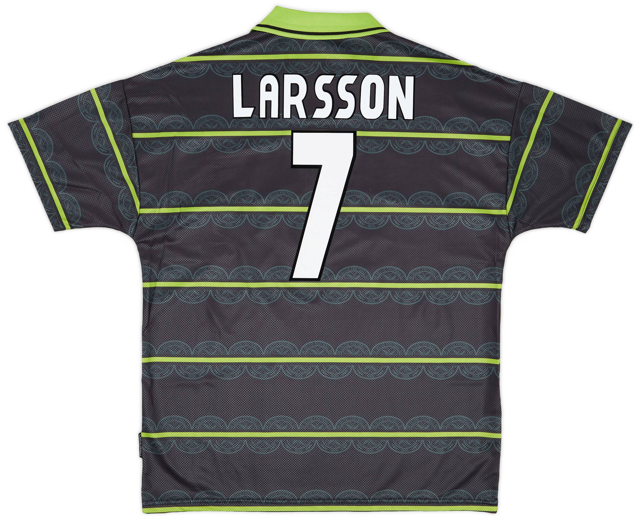 1998-99 Celtic Away Shirt Larsson #7 (XL)