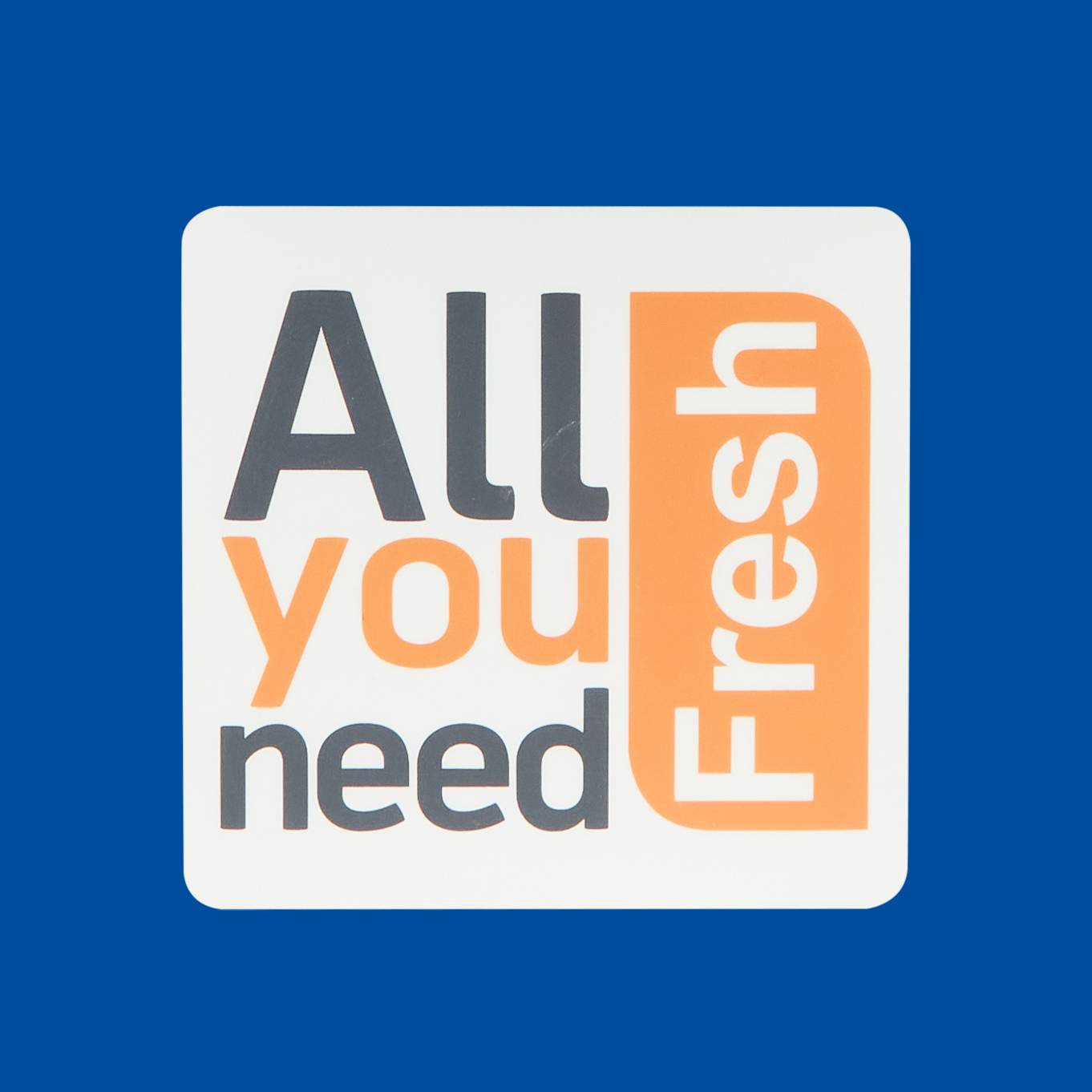 2017-19 Schalke 'All You Need Fresh' Player Issue Sleeve Sponsor