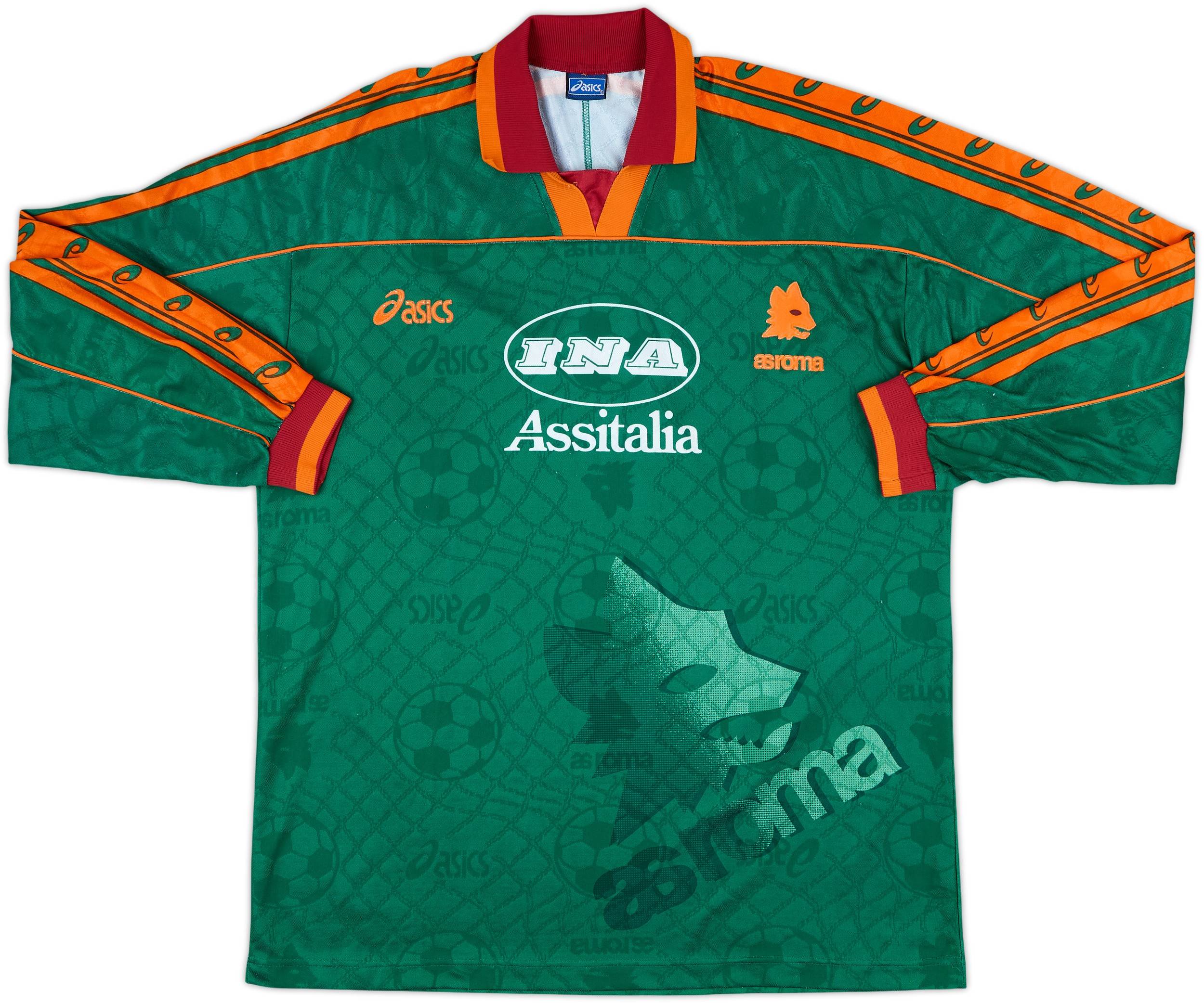 1995-96 Roma Third L/S Shirt - 8/10 - (XL)