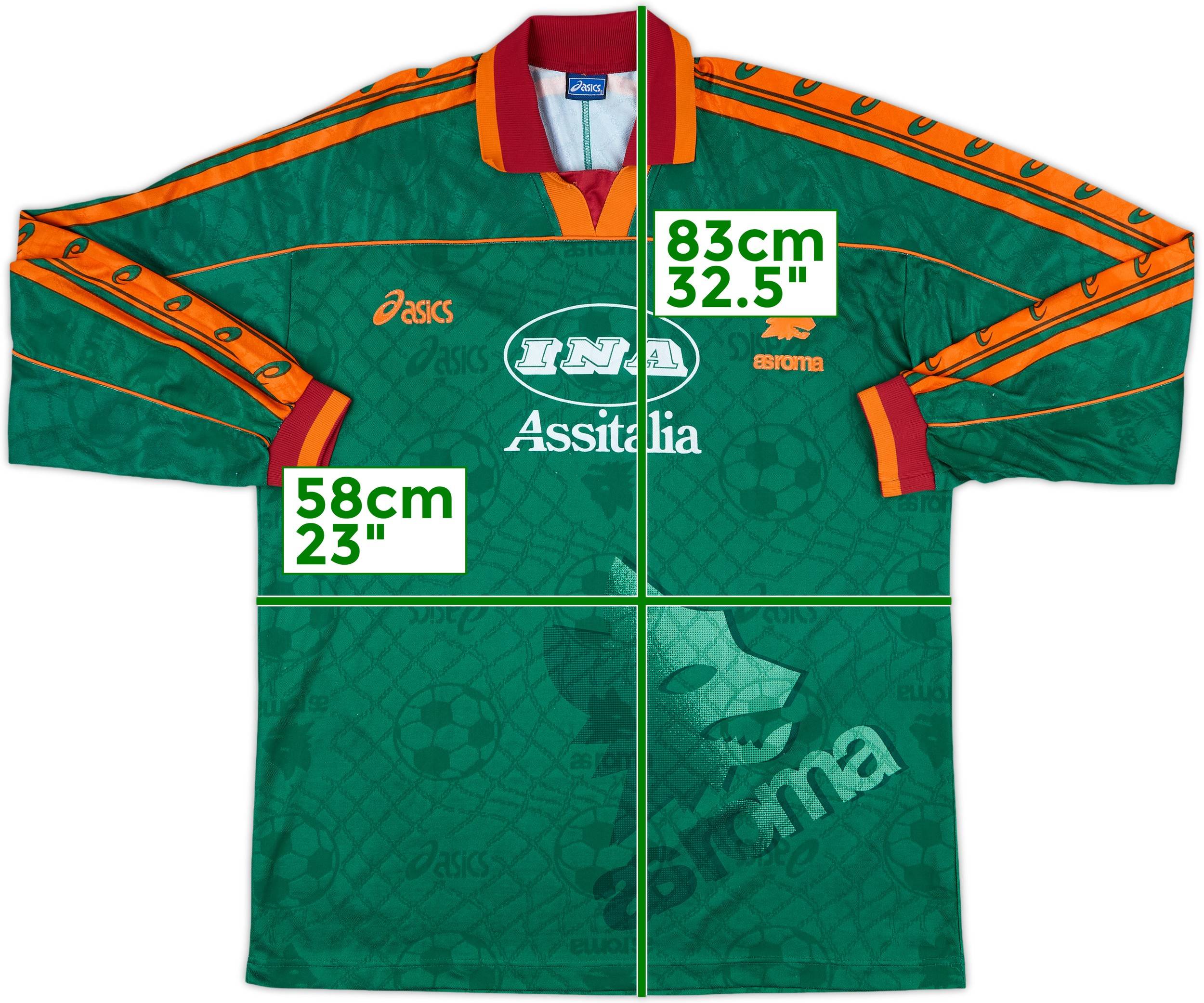1995-96 Roma Third L/S Shirt - 8/10 - (XL)