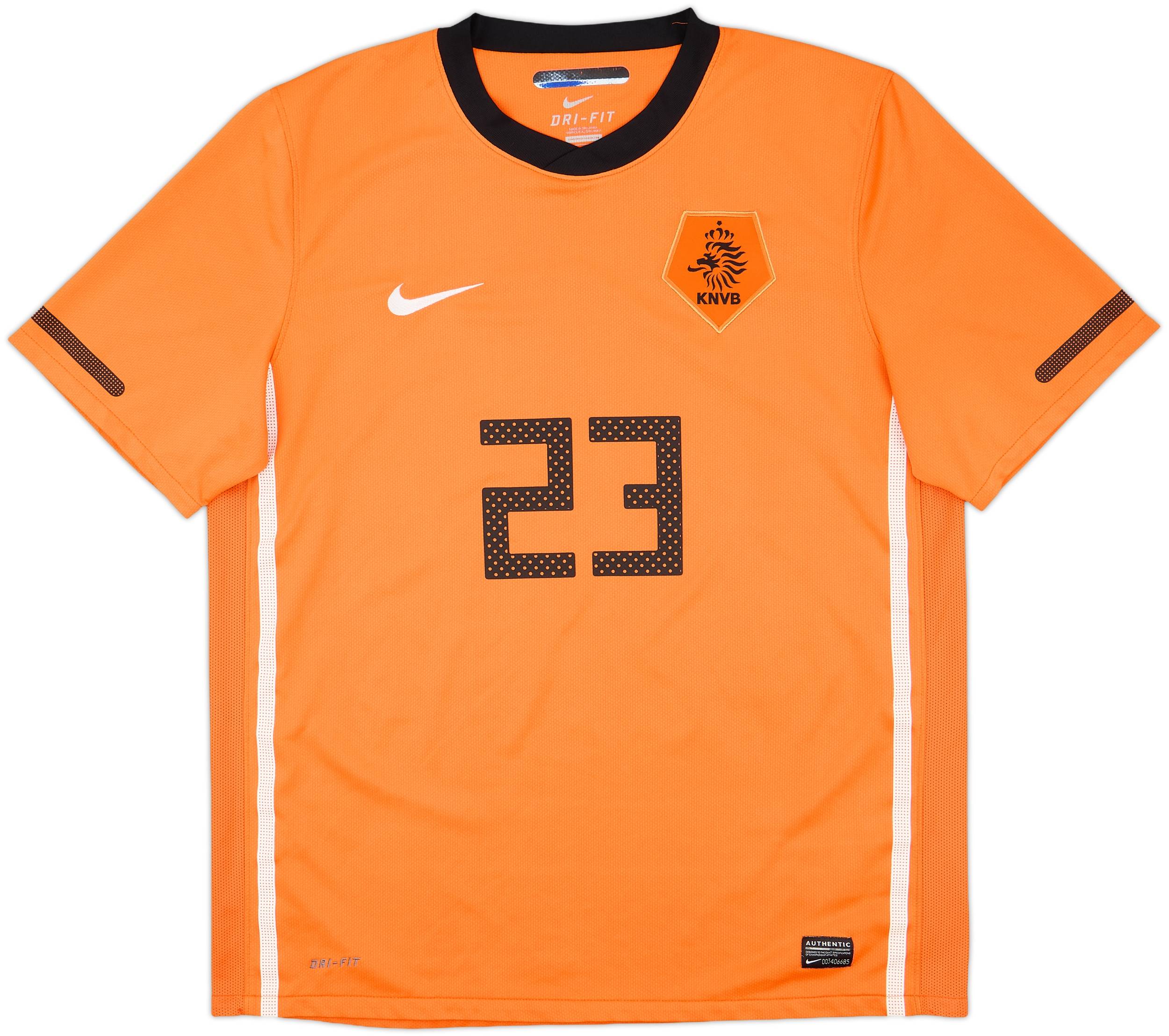 VAN DER VAART 背番号23 シャツ オレンジ ネイビー VAN DER VAART 背番号23 シャツ オレンジ ネイビー