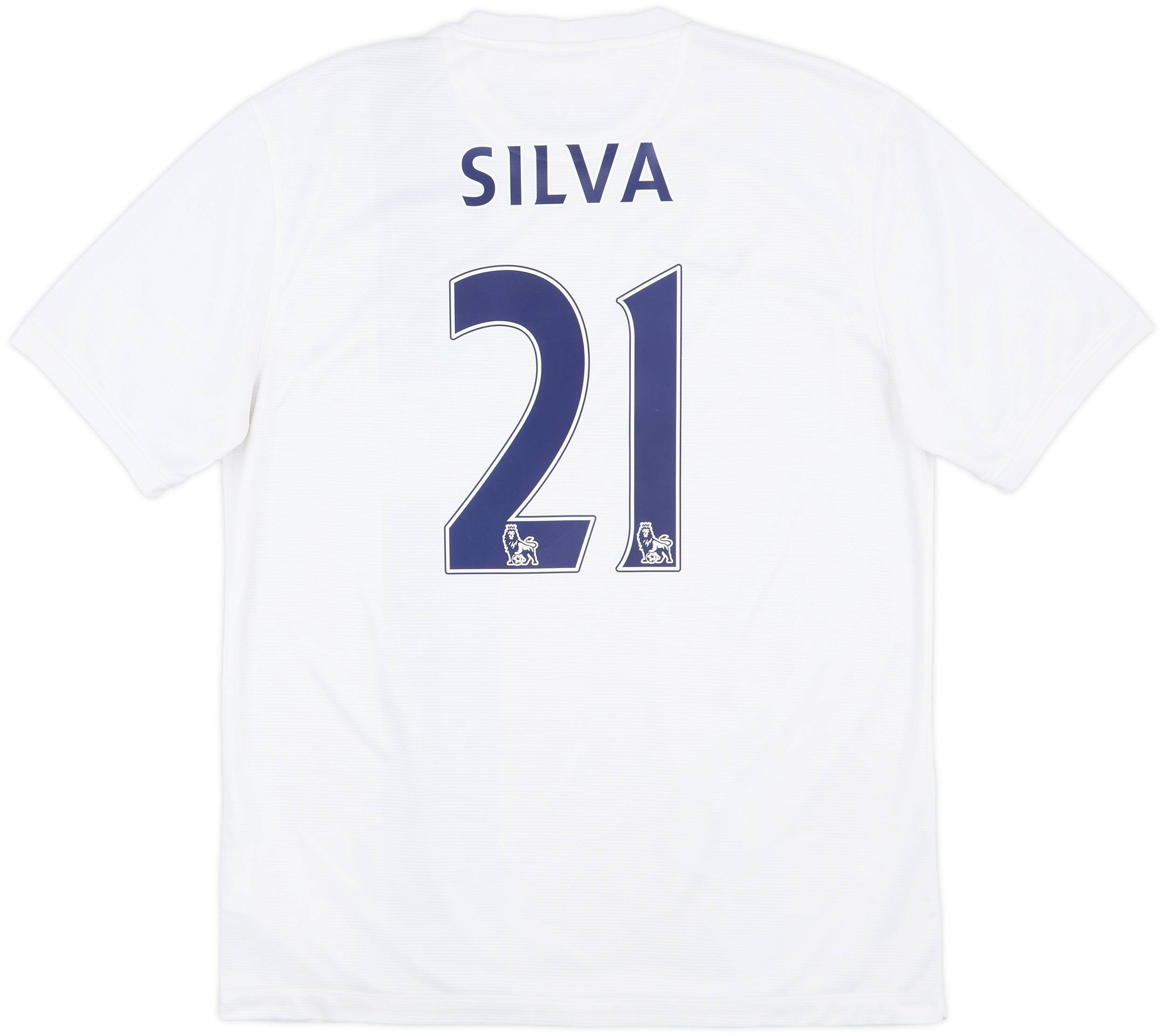 マンチェスター・シティ SILVA 21番 シャツ 2013-14 Manchester City Away Shirt Silva #21 - 8/10 - (S)