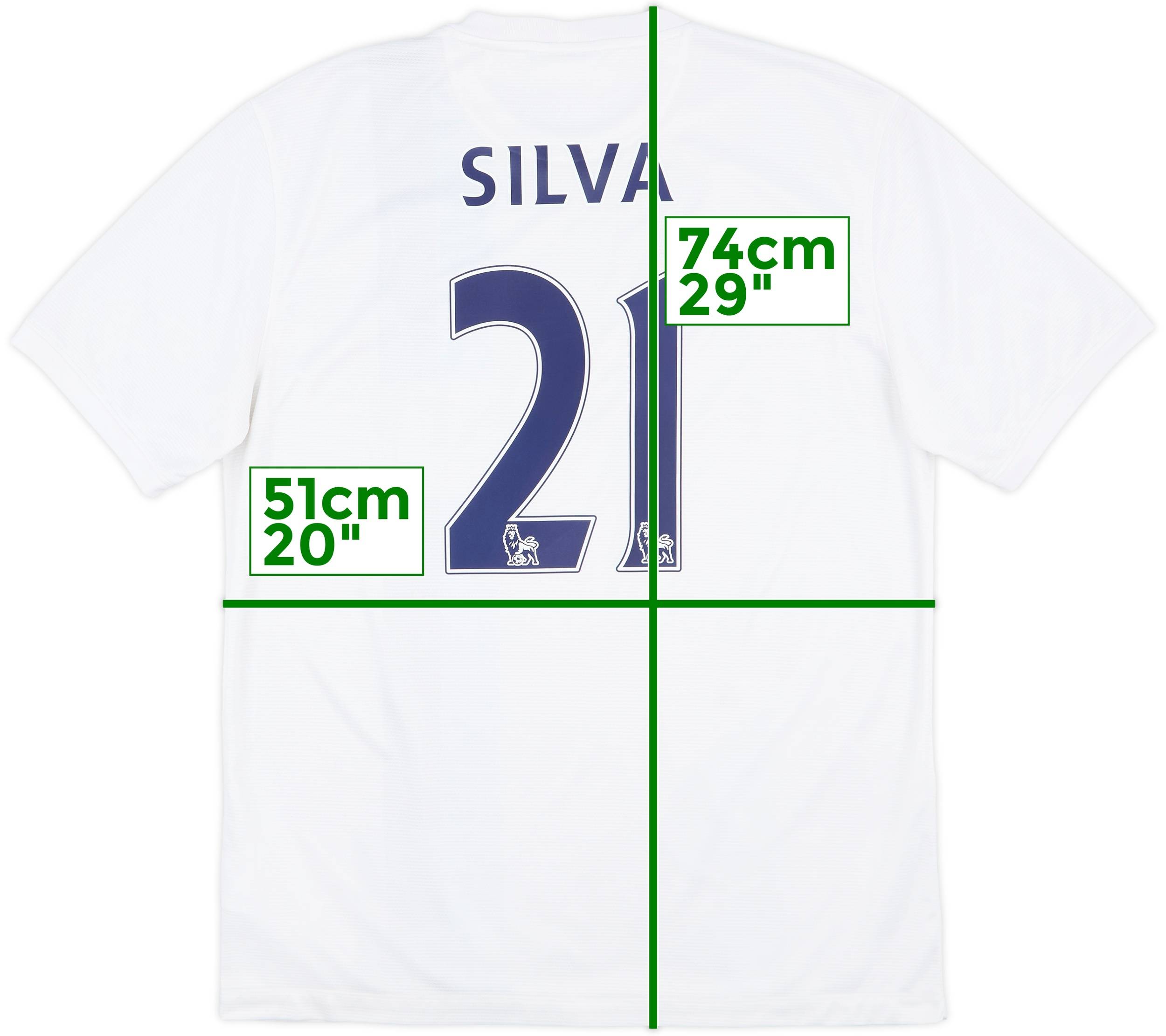 2013-14 Manchester City Third Shirt Silva #21 - 8/10 - (L)