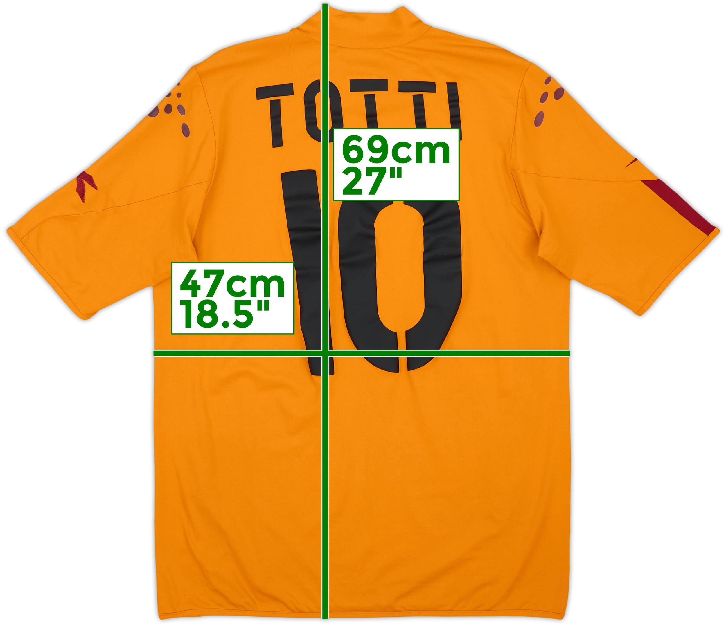 ウェア 04-05 ROMA TOTTI #10 2004-05 Roma Home Shirt Totti #10 (L)