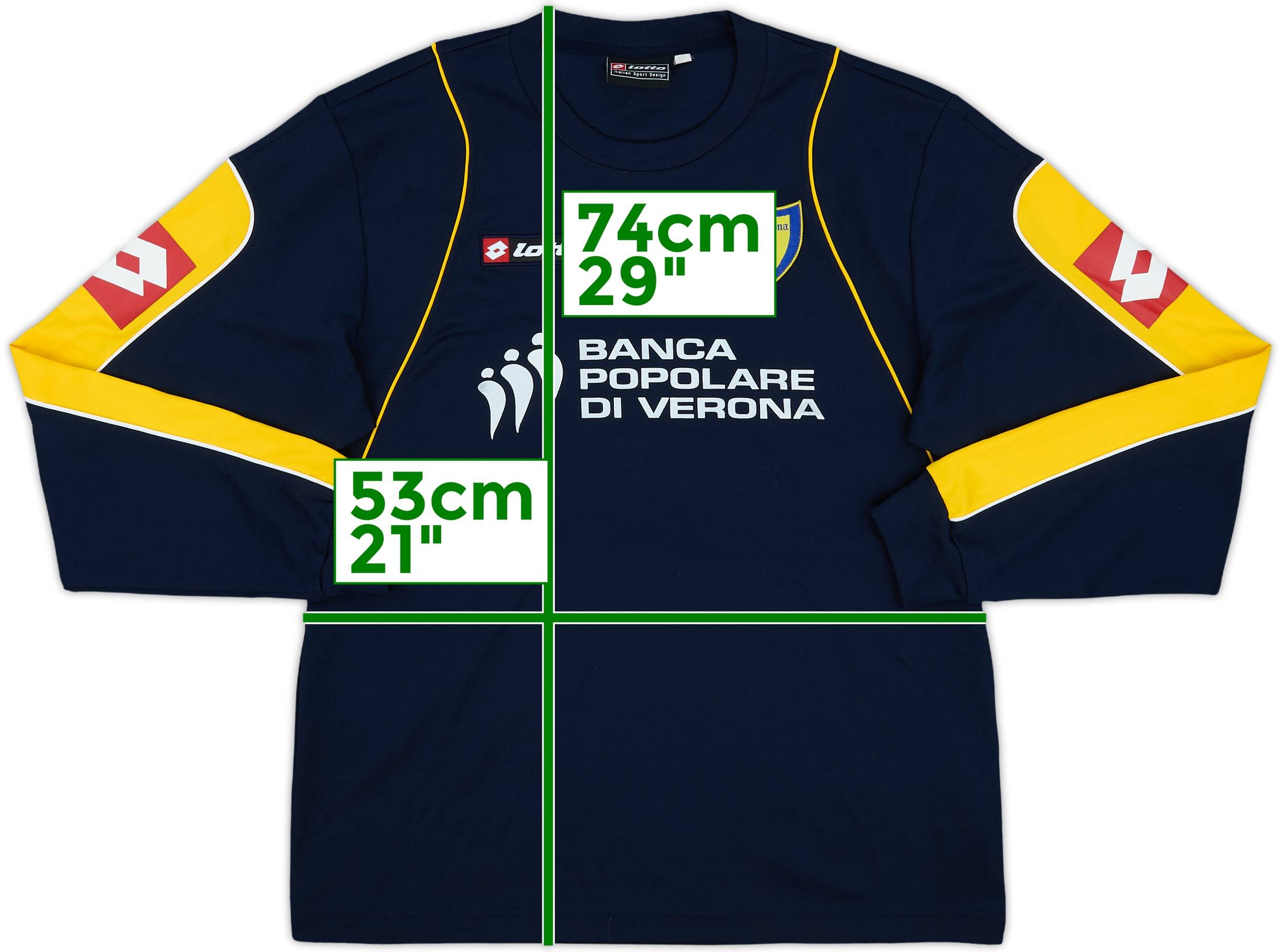 イタリア サッカー Joma Chievo Verona 2001-02 Chievo Verona Match Issue Third Shirt Corini #5