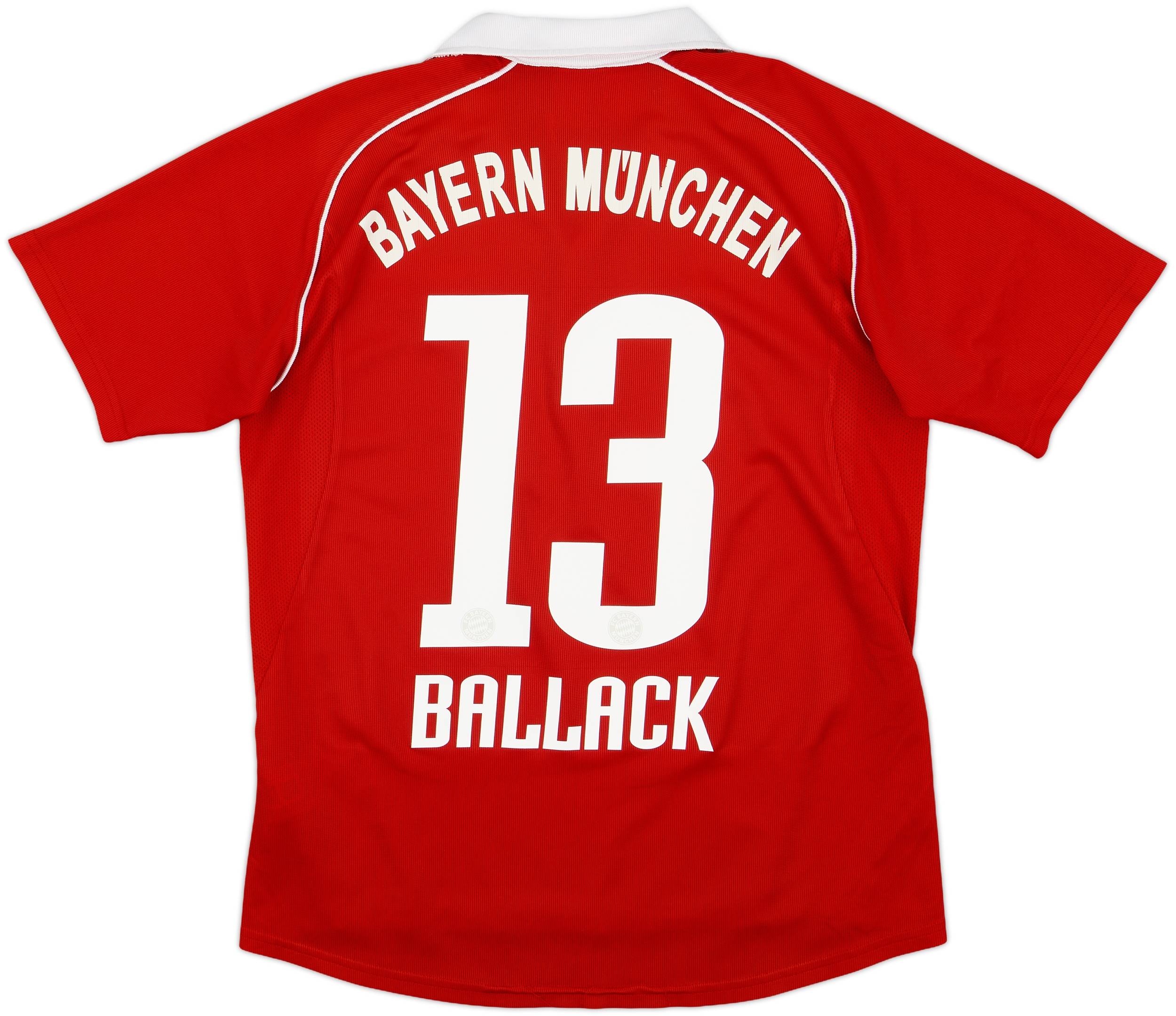Adidas Bayern München ジャージ Ballack 13 VTG Micheal Ballack #13 FC Bayern Munchen White ADIDAS T