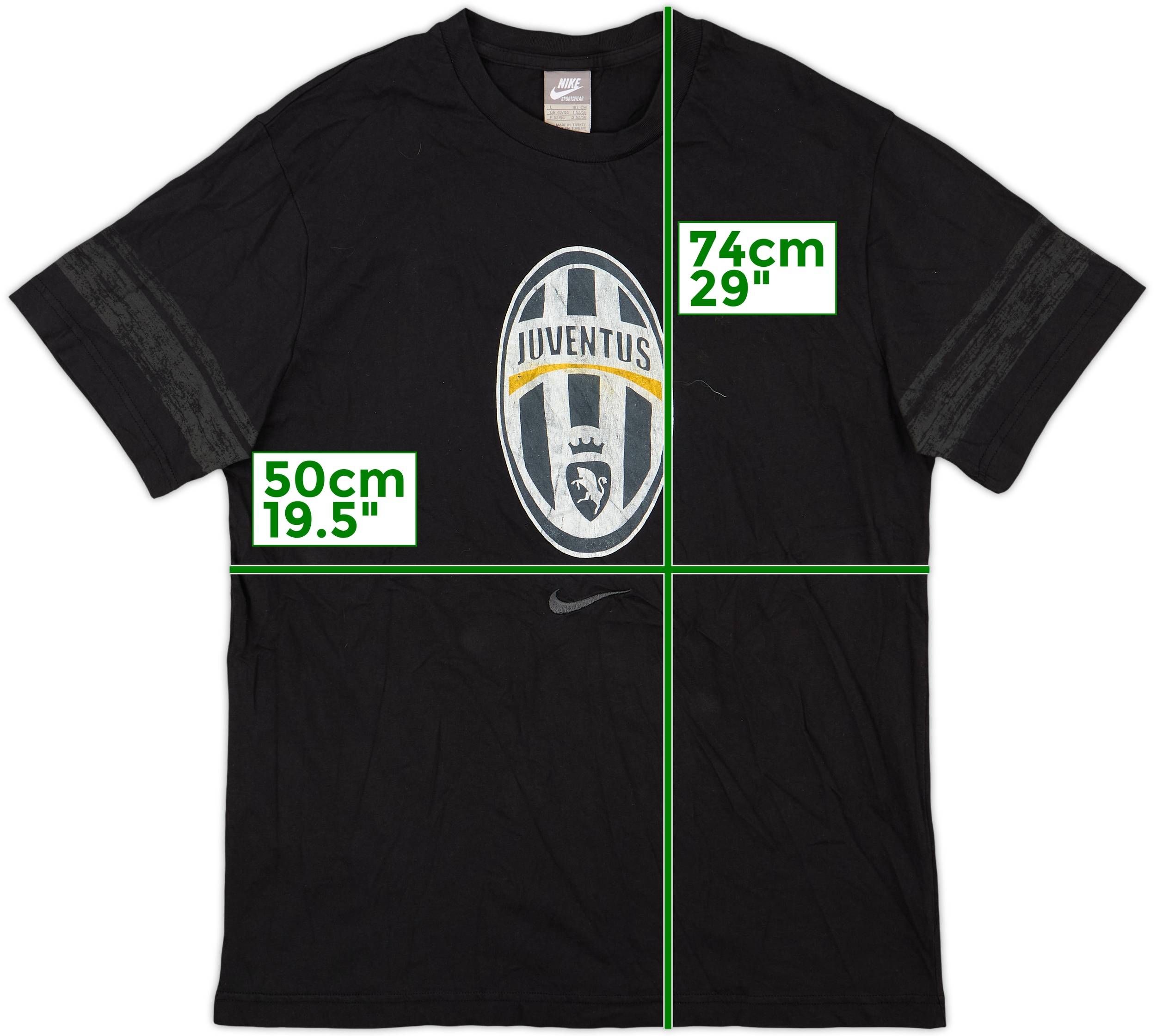 00s Nike Juventus Game shirt Tシャツ Nike Juventus FC Black T Shirt (Size S) — RootsBK