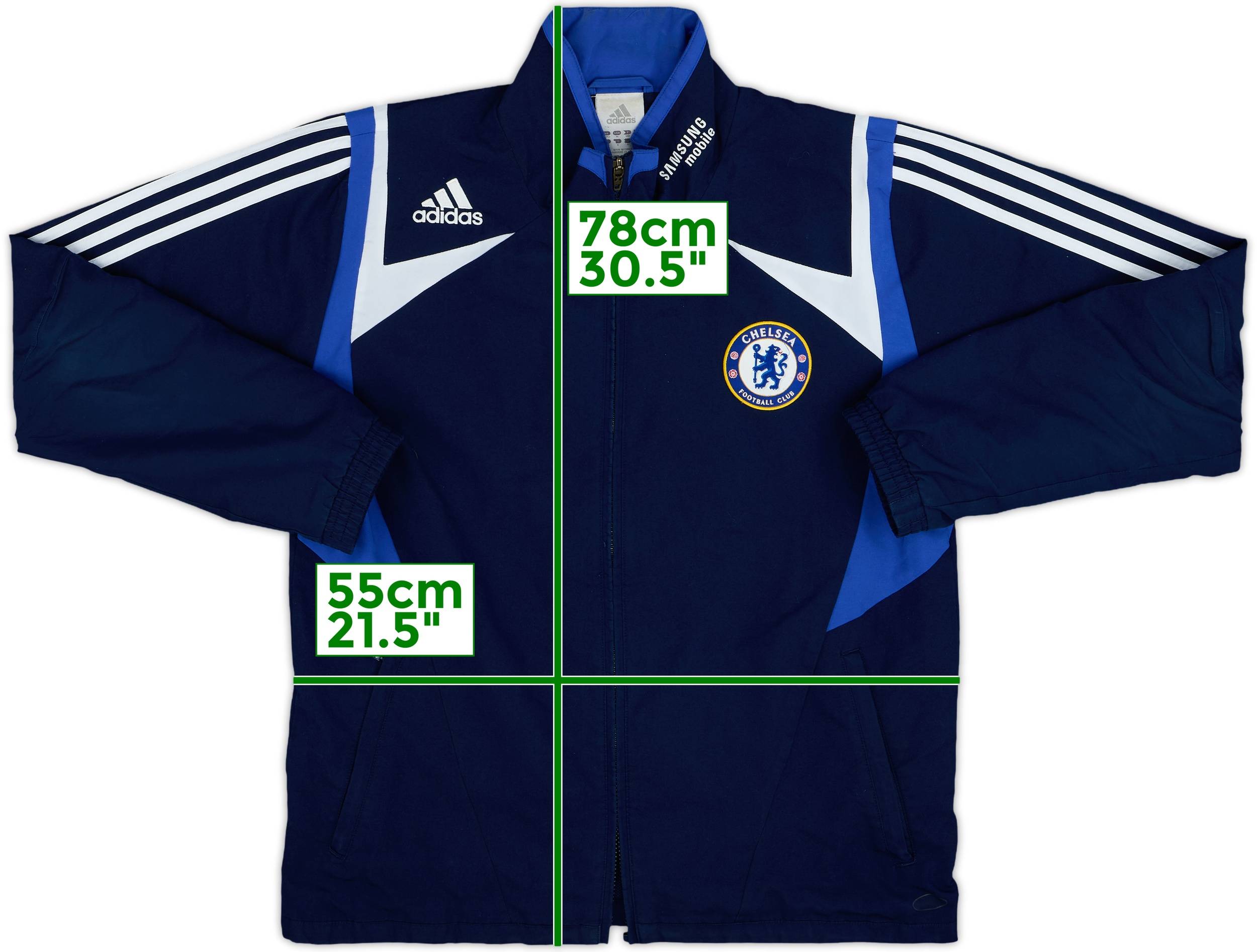 2007-08 Chelsea adidas Track Jacket - 4/10 - (M/L)