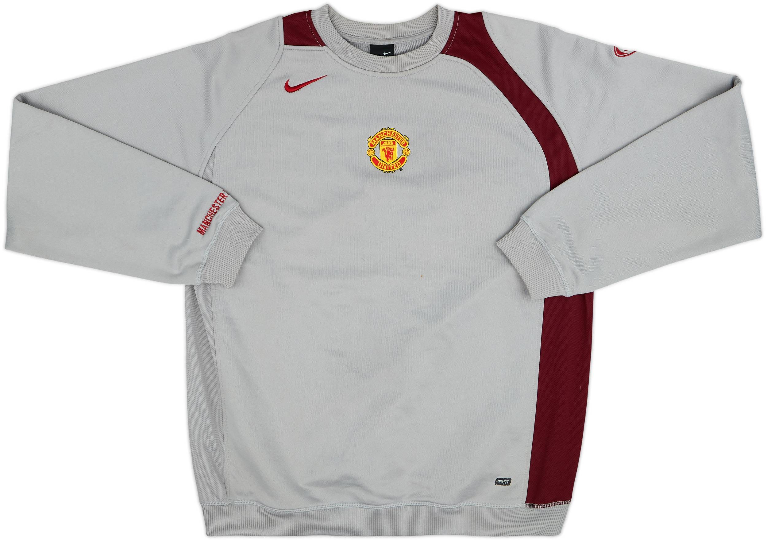 2004-05 Manchester United Nike Sweat Top - 8/10 - (L)