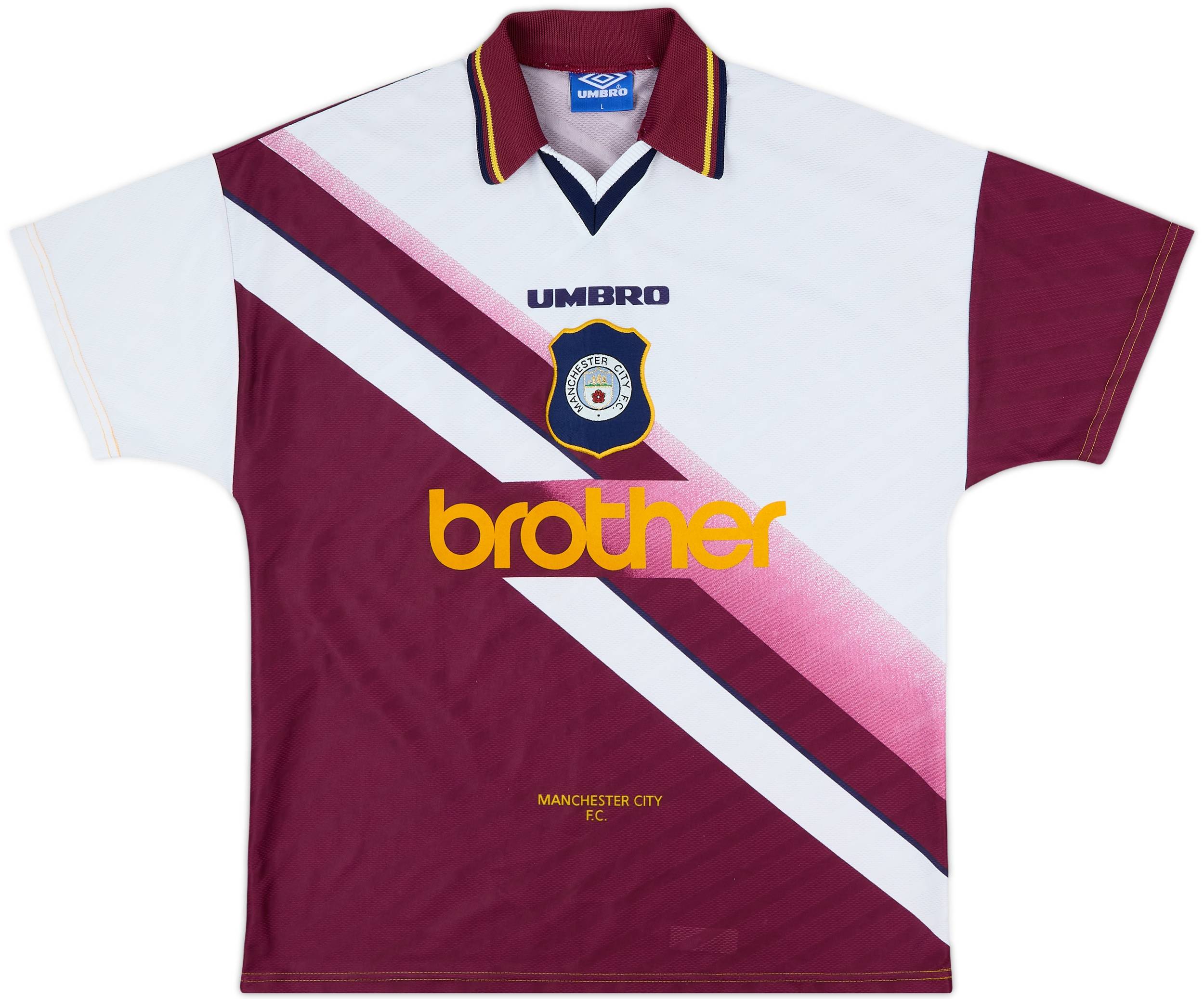1996-97 Manchester City Away Shirt - 9/10 - (L)
