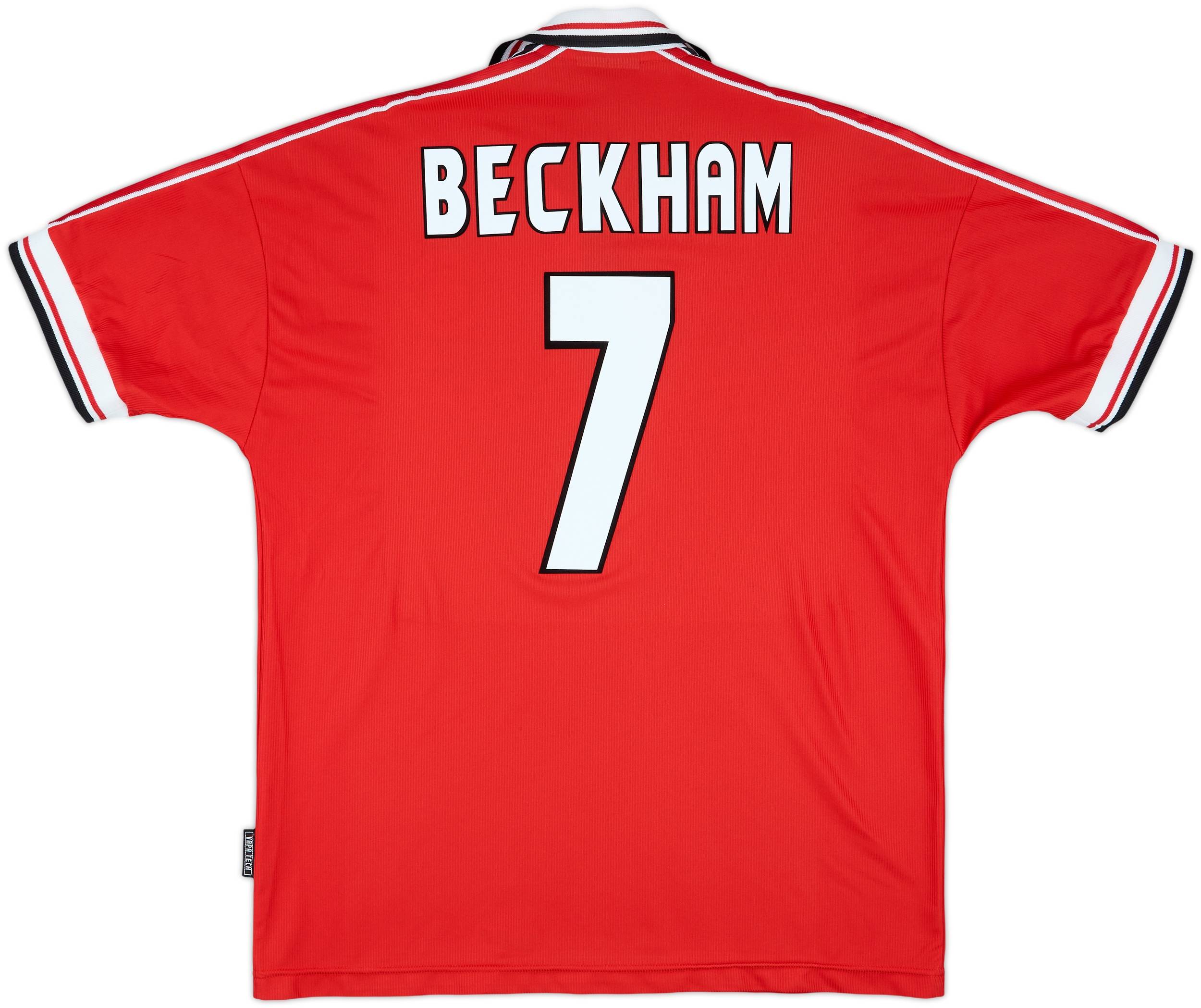 希少　Nike Manchester United Beckham 7 L 2002/04 BECKHAM #7 Manchester United Vintage Nike UCL Home