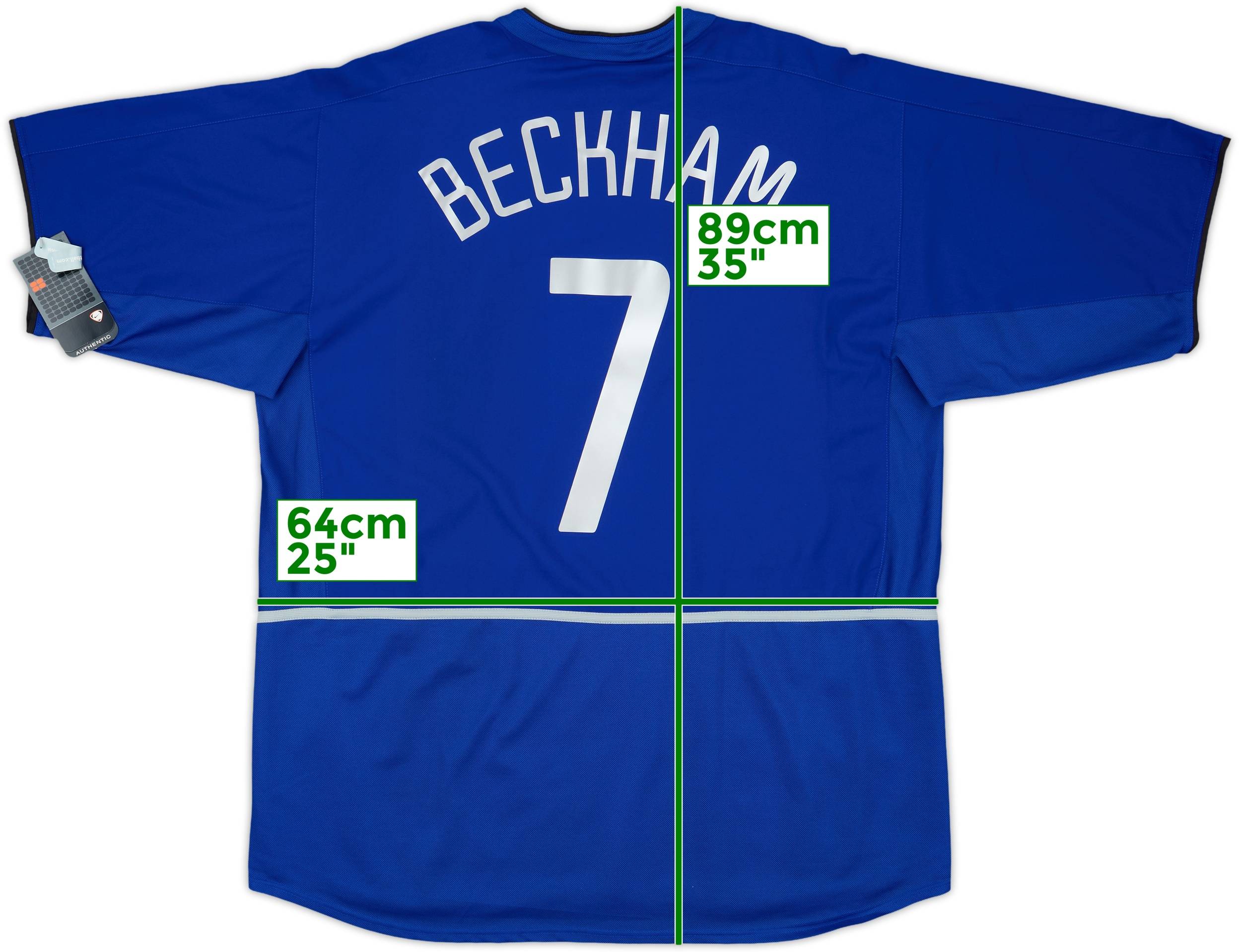2002-03 Manchester United Third Shirt Beckham #7 (XXL)