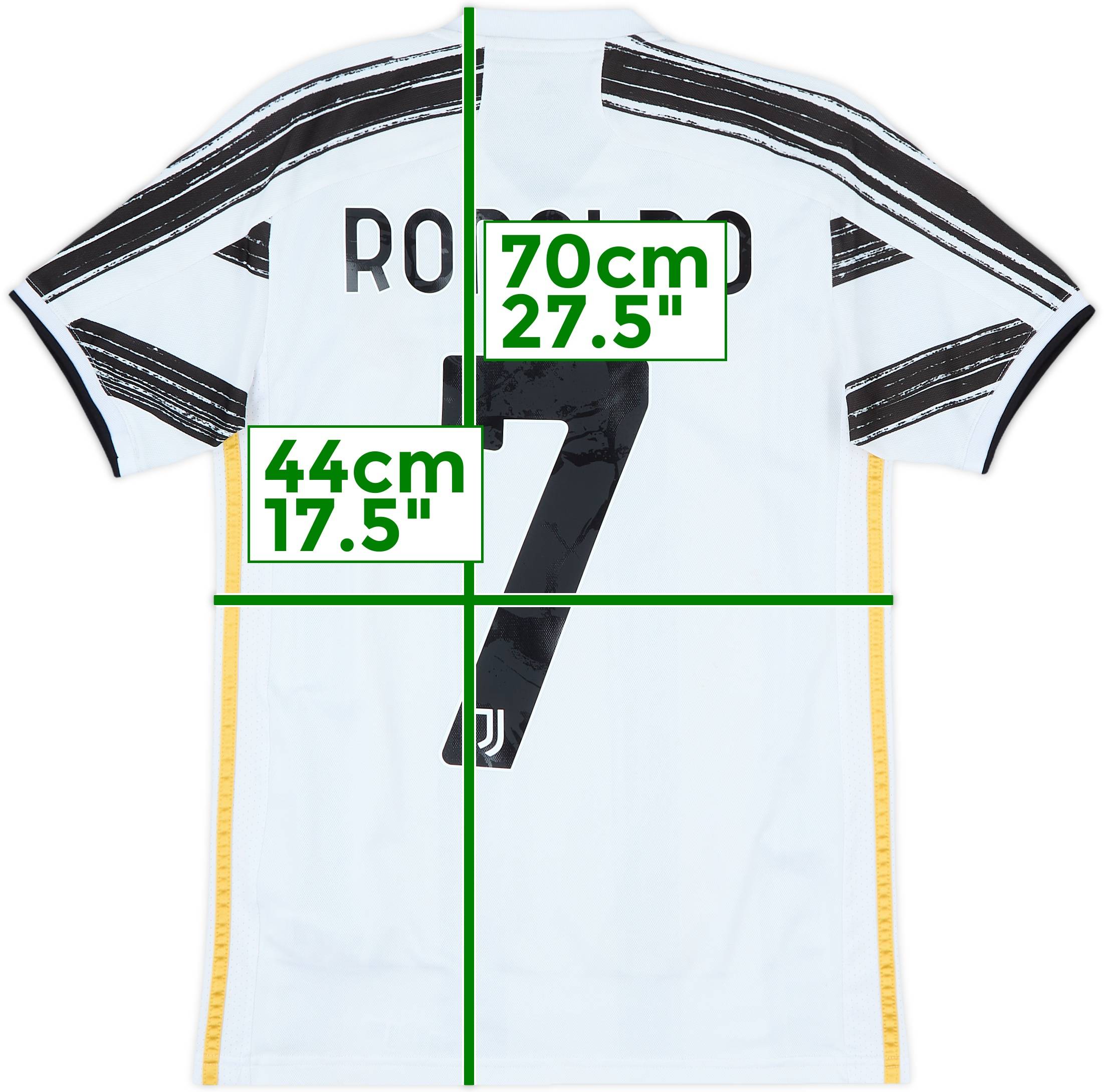 2020-21 Juventus Home Shirt Ronaldo #7 - 7/10 - (XS)