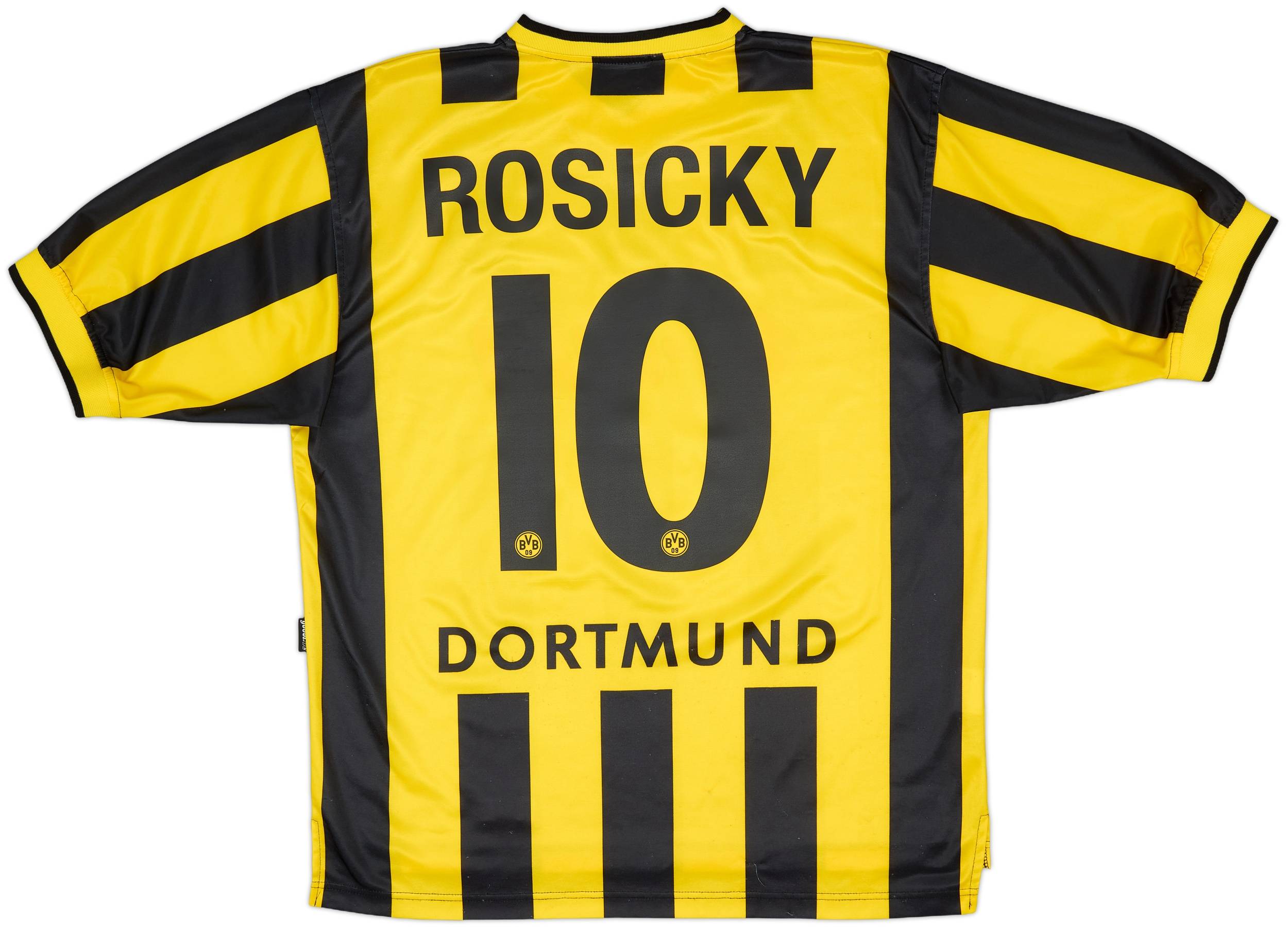 2000-02 Borussia Dortmund Home Shirt Rosicky #10 - 7/10 - (M)