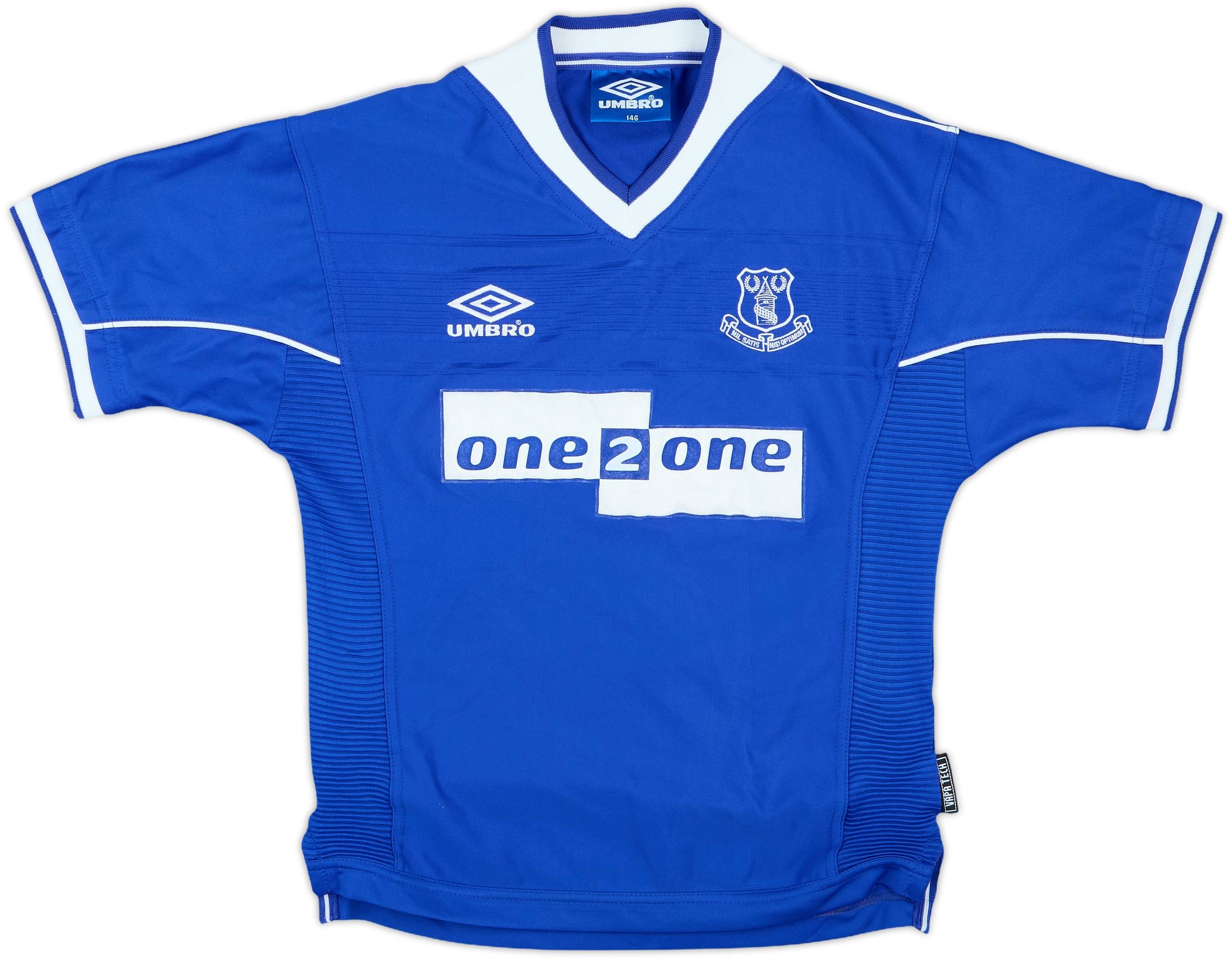 Everton FC 1999/00 エバートン ゲームシャツ　アンブロ 1999-00 Everton Home Shirt - 8/10 - (M.Boys)