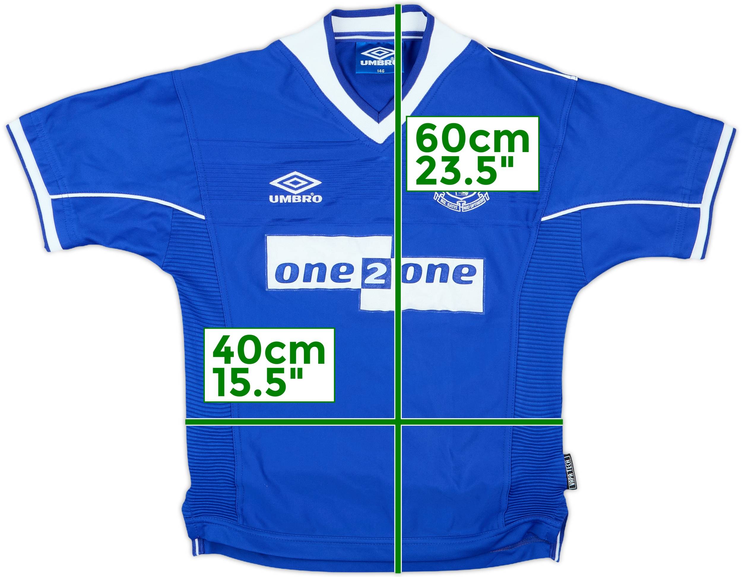 Everton FC 1999/00 エバートン ゲームシャツ　アンブロ 1999-00 Everton Home Shirt - 8/10 - (M.Boys)