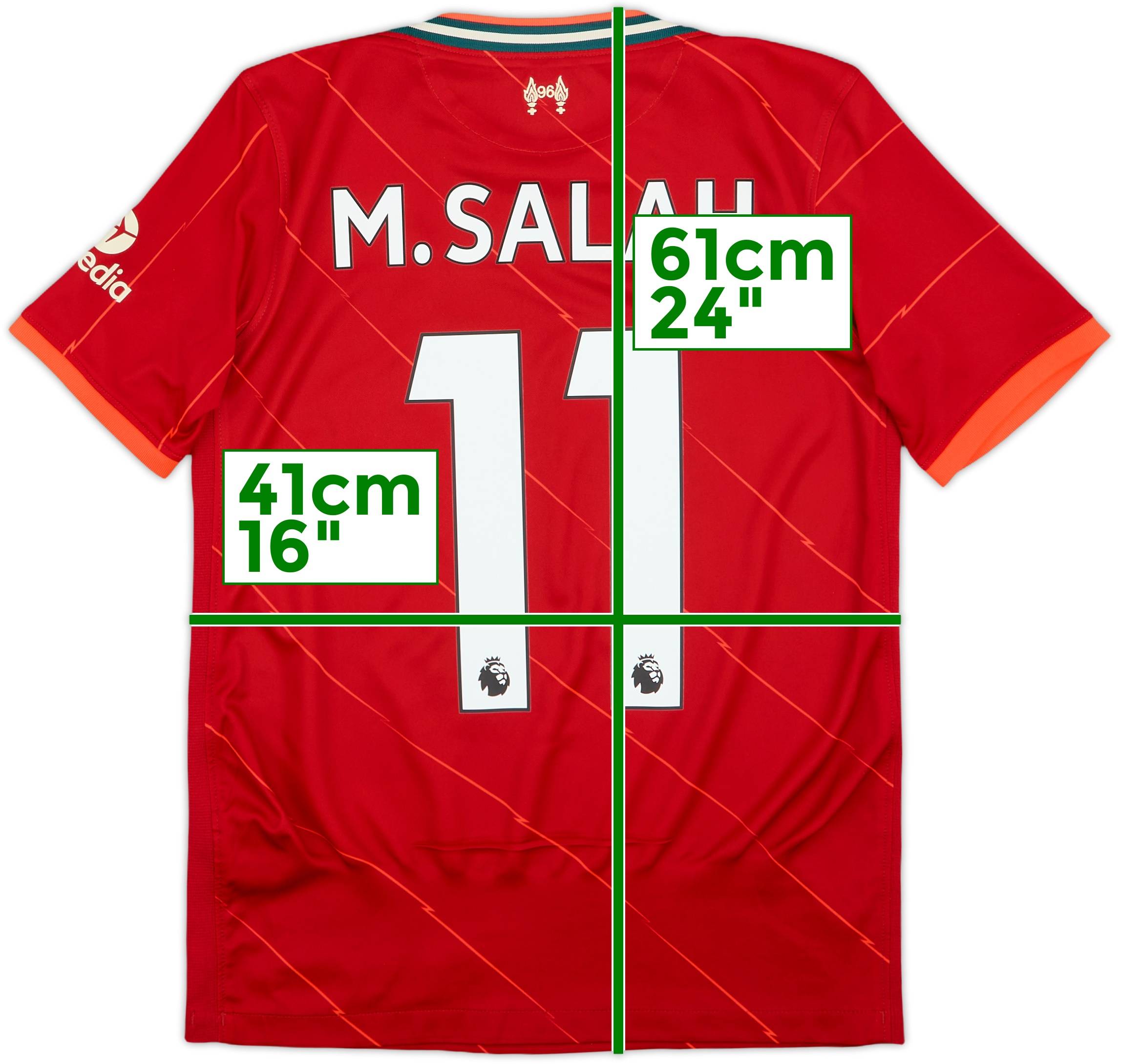 リバプール M.Salah 11番 シャツ 2021-22 Liverpool Home Shirt M.Salah #11