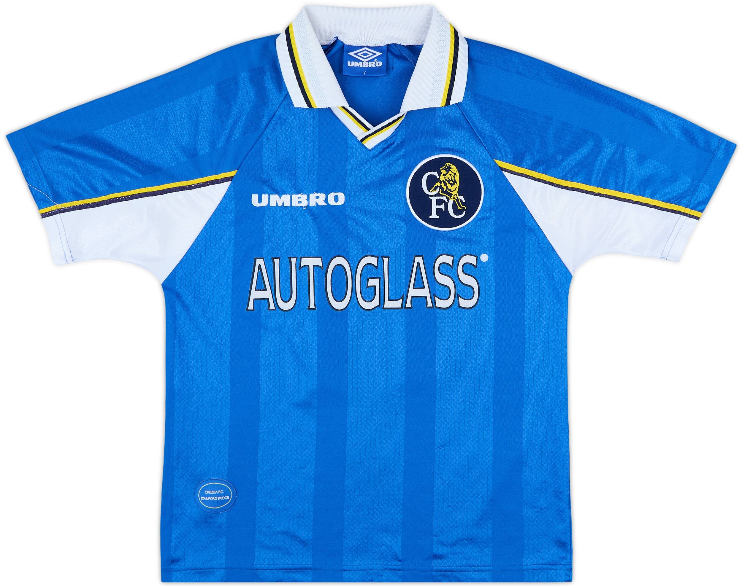 Chelsea FC Umbro ユニフォーム 青 1997-99 Chelsea Home Shirt Wise #11 - 7/10 - (Y)