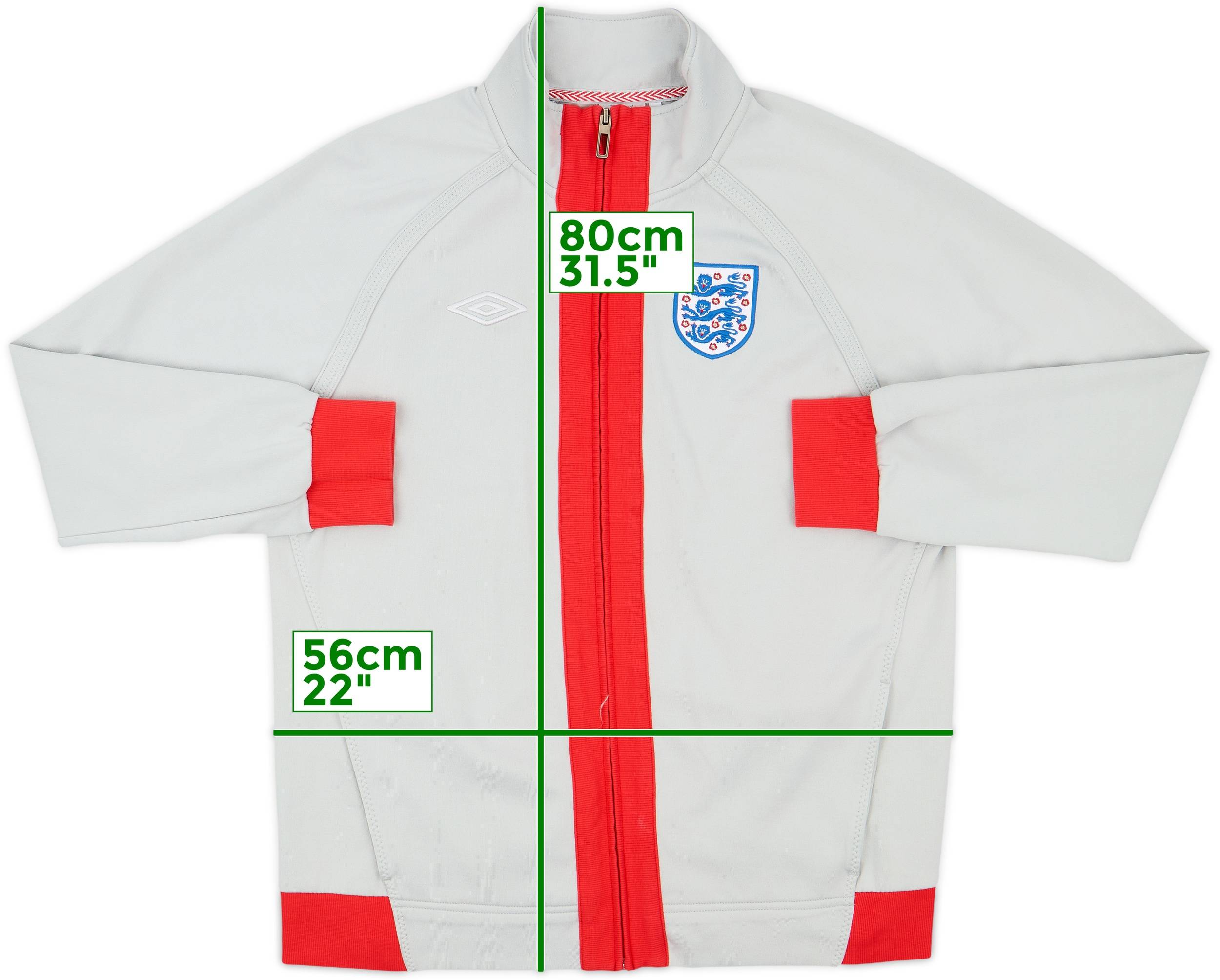 Umbro イングランド 2010s アンセムジャケット 2010-11 England Umbro Track Jacket - 10/10 - (XL)