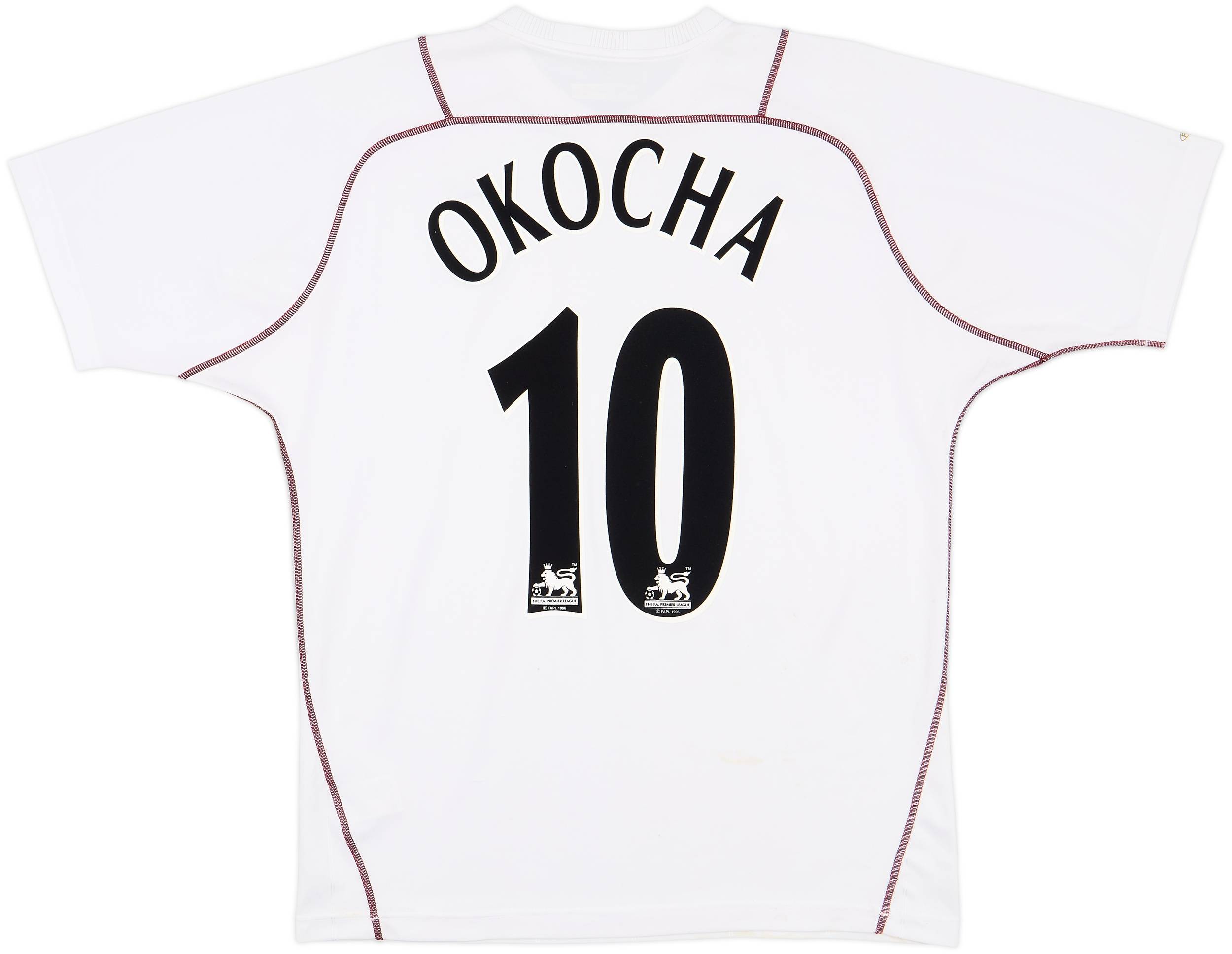 2003-05 Bolton Home Shirt Okocha #10 - 6/10 - (M)