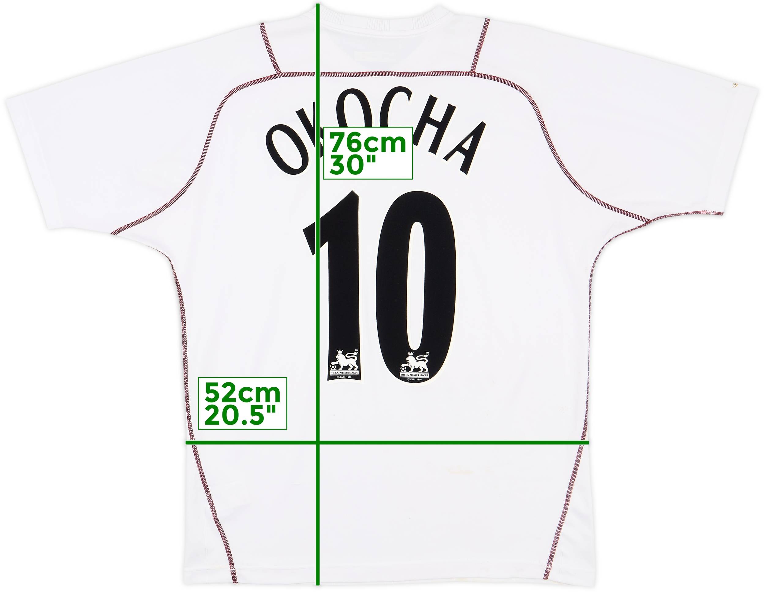 2003-05 Bolton Home Shirt Okocha #10 - 6/10 - (M)