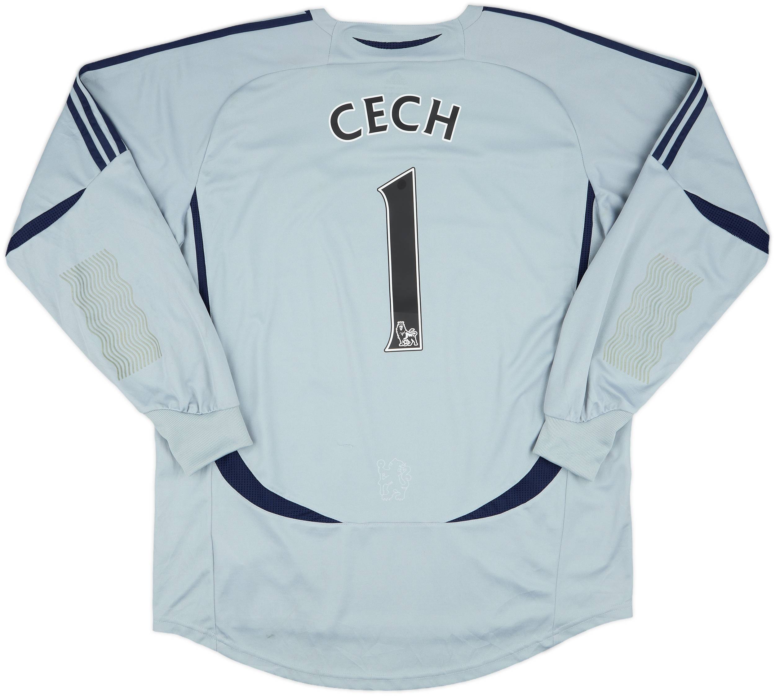 2006-08 Chelsea Player Issue GK Shirt Cech #1 - 6/10 - (L)