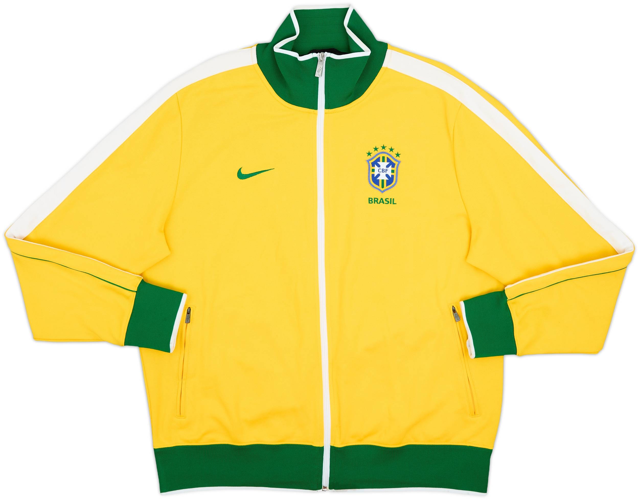2010-11 Brazil Nike Track Jacket - 7/10 - (XL)
