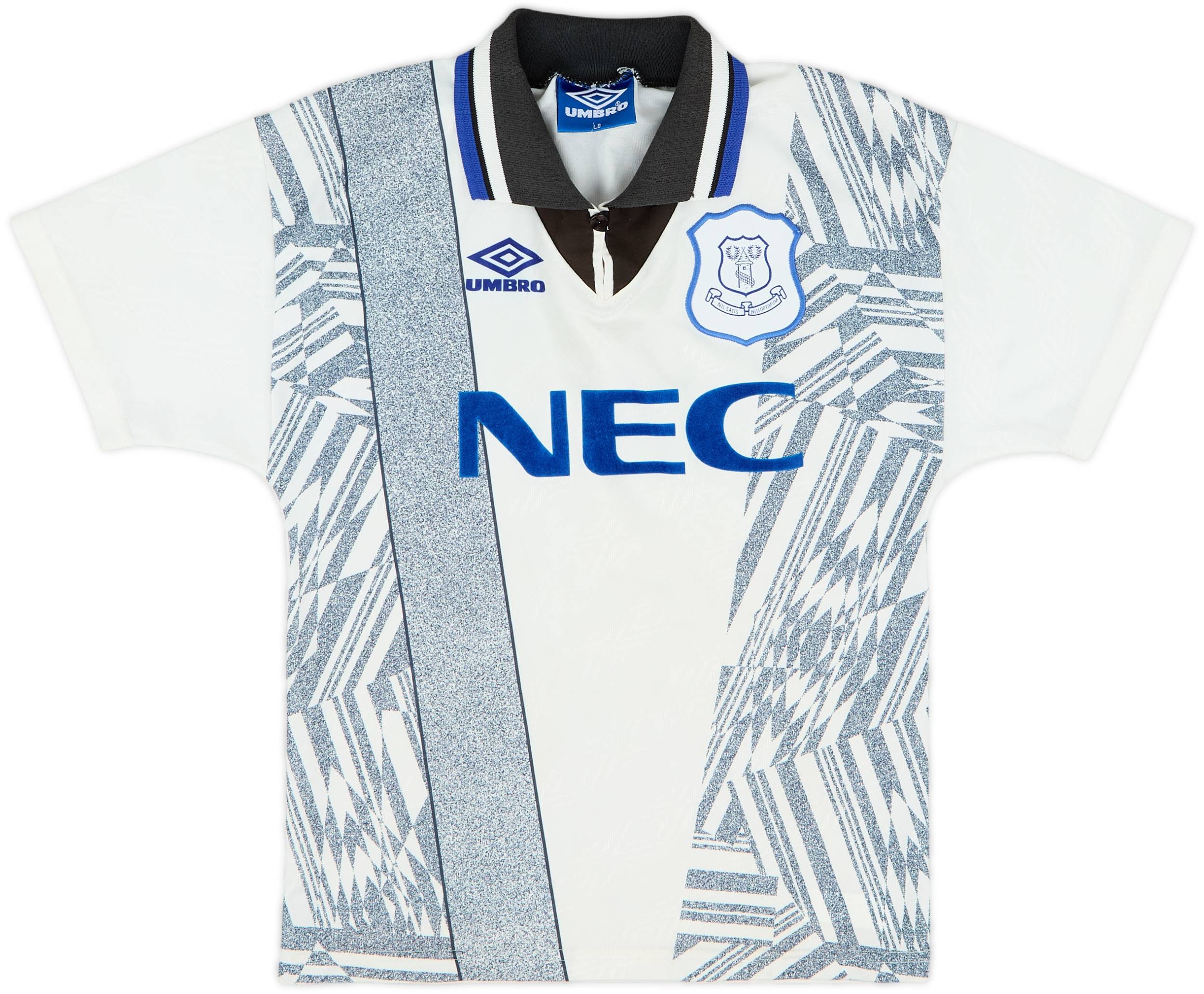 ウェア 95 AWAY UMBRO Everton FC #10 M Everton Away football shirt 1998 - 1999 rare umbro mens 2XL