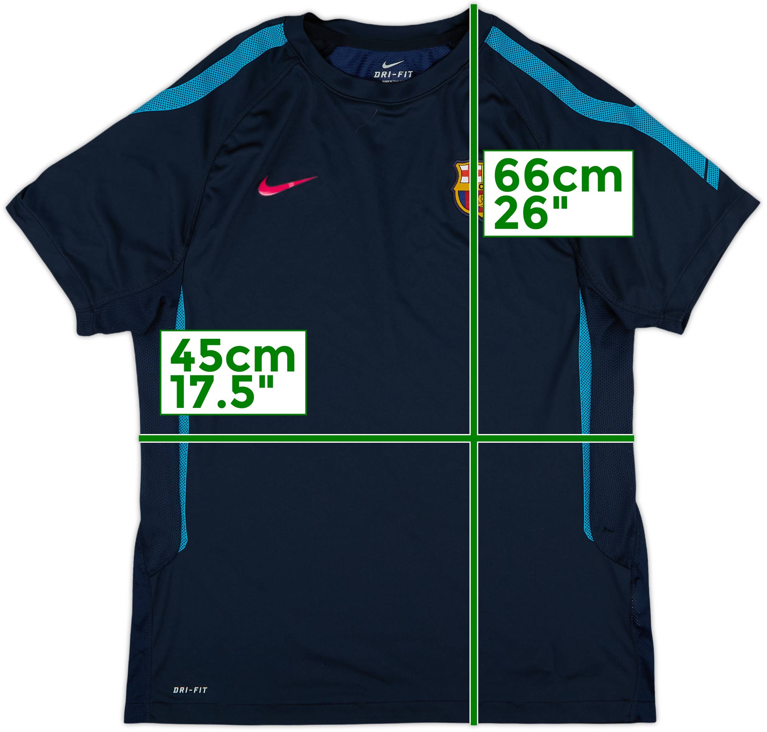 ナイキ　バルセロナ　ゲームシャツ　トレーニングシャツ　2010　メンズXL 2010-11 Barcelona Nike Training Shirt - 6/10 - (XL.Boys)