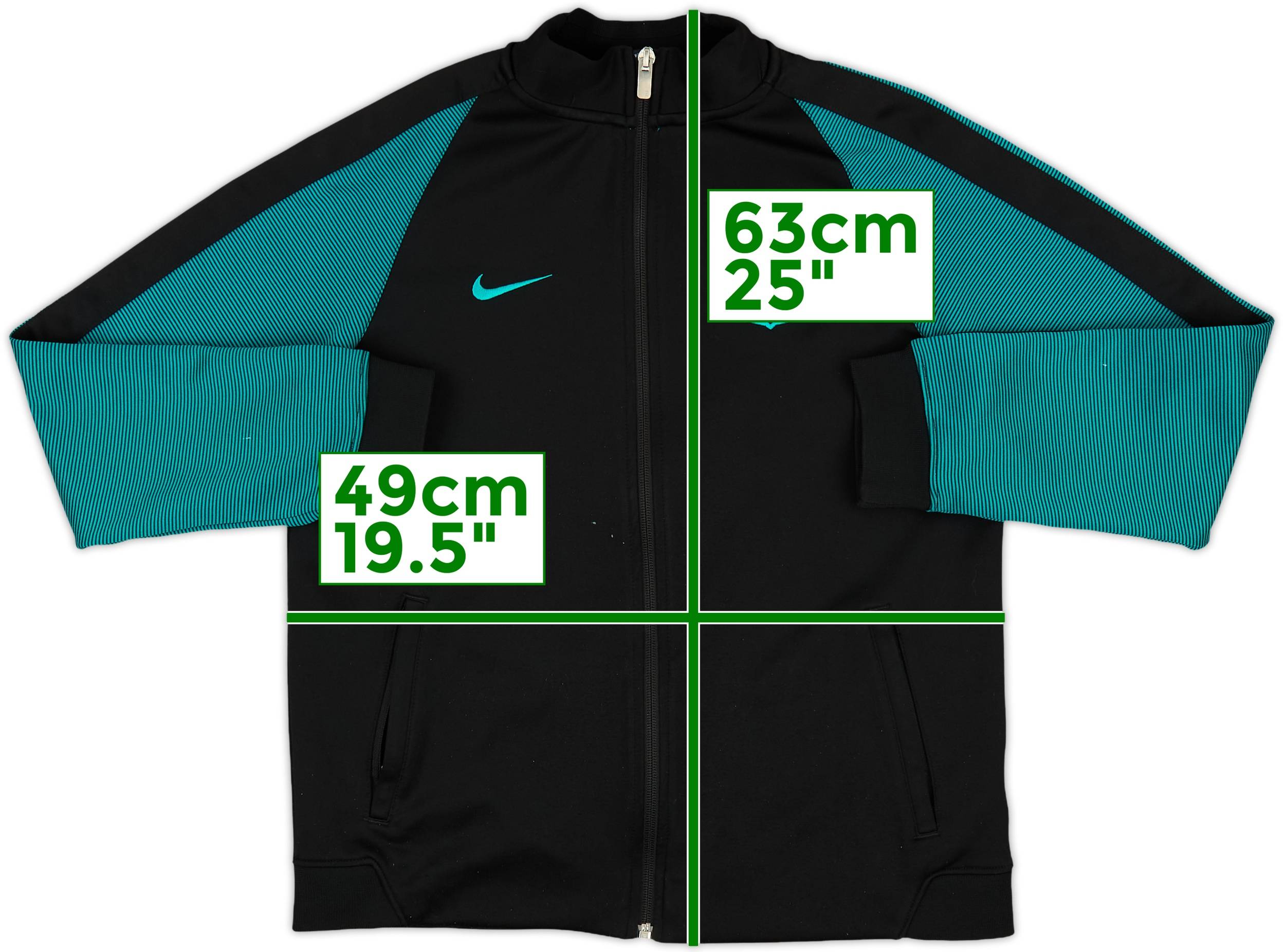 Nike FC Barcelona 2016 ジャージ 青緑 Lサイズ 2016-17 Barcelona Nike Track Jacket - 6/10 - (XL.Boys)