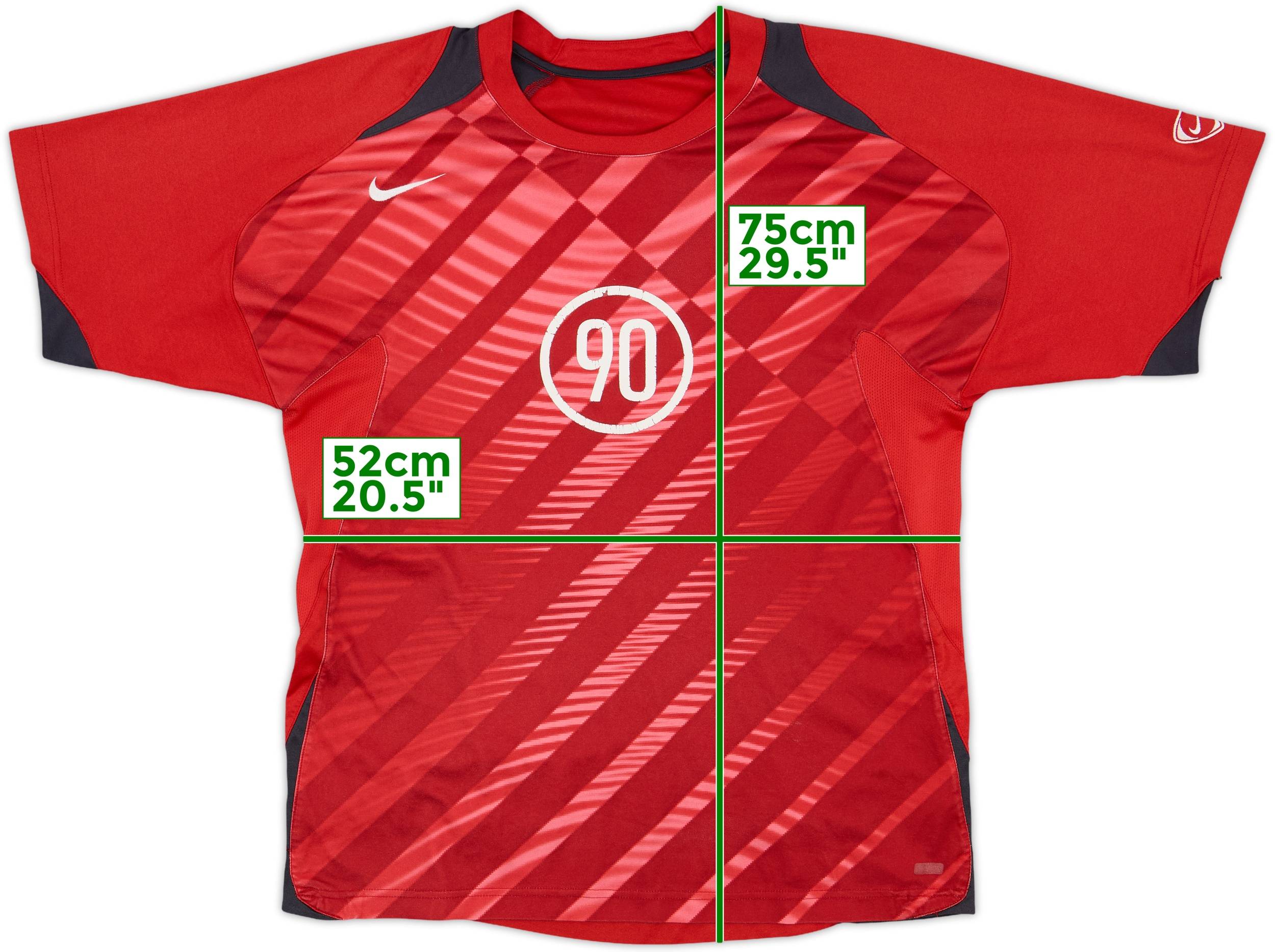 2005-06 Nike T90 Template Shirt - 6/10 - (L)