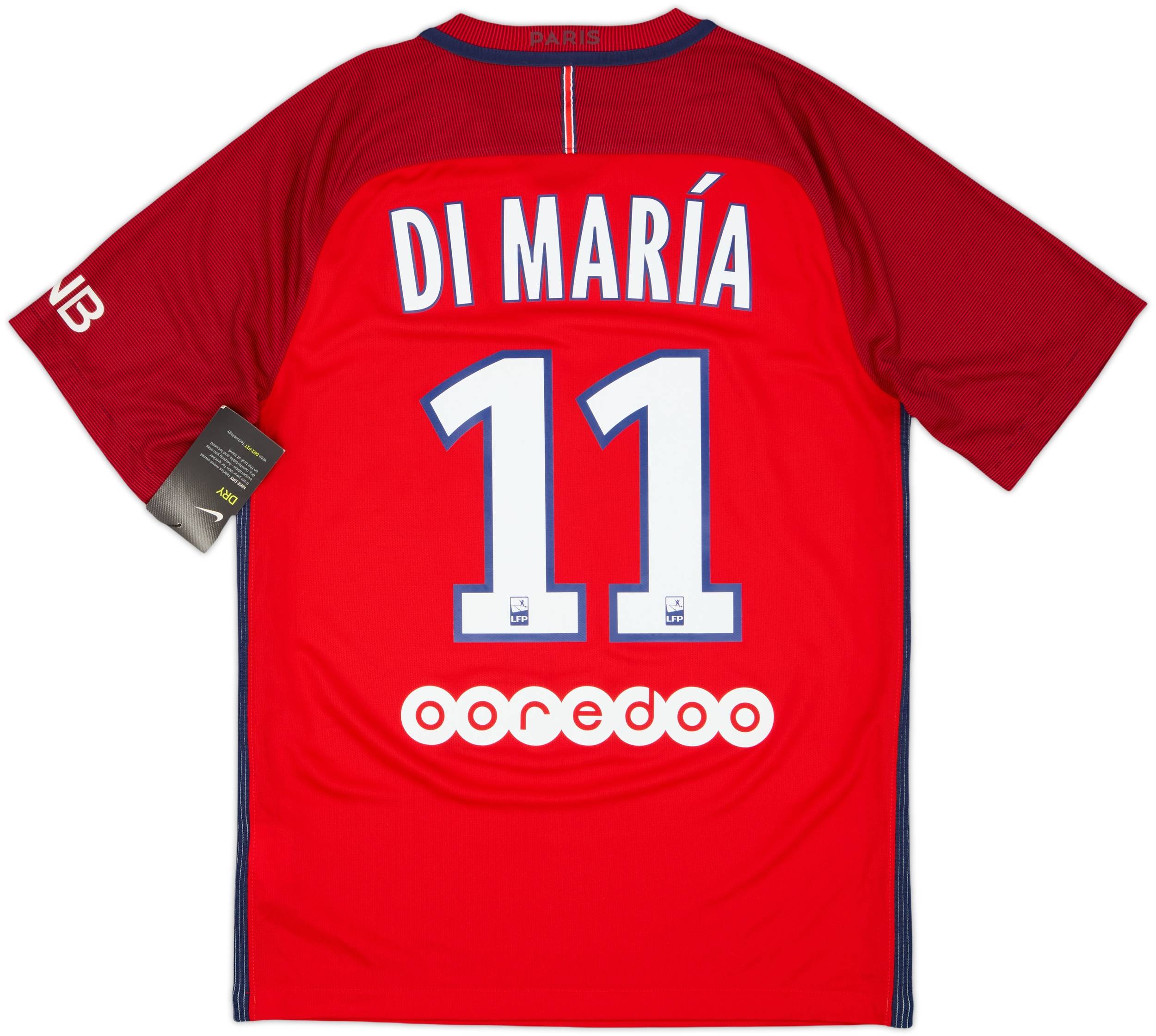 2016-17 Paris Saint-Germain Away Shirt Di Maria #11 (S)