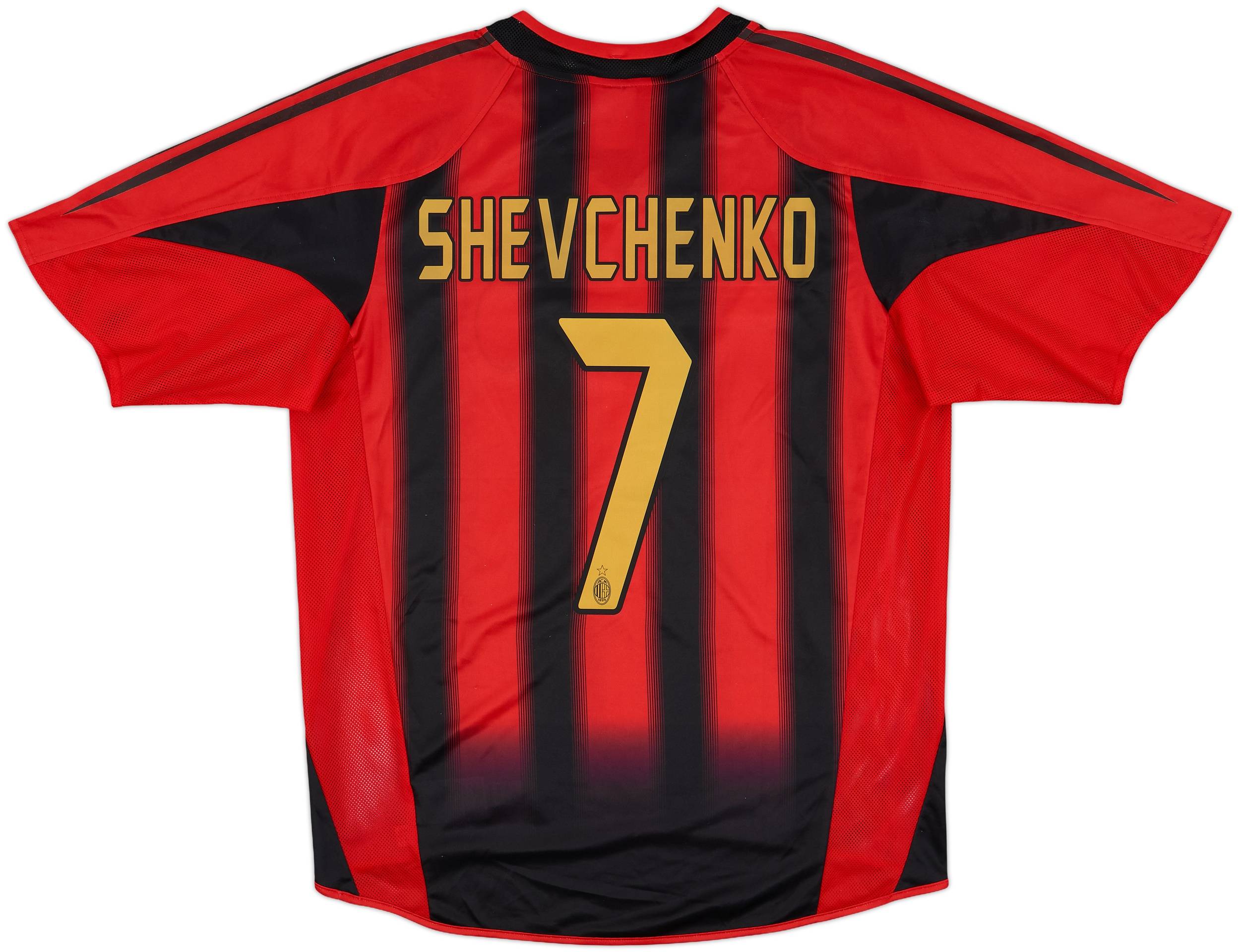 2004-05 AC Milan Home Shirt Shevchenko #7 - 9/10 - (M)