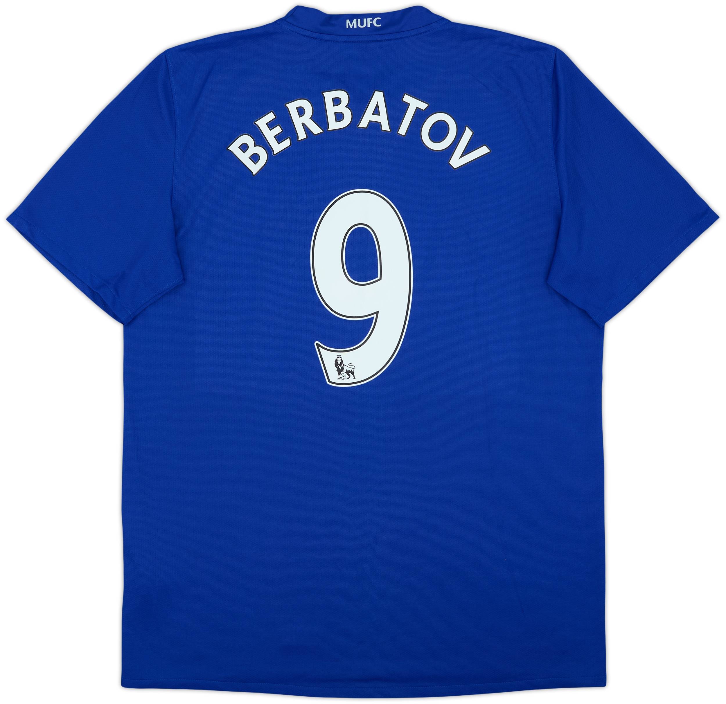 2008-09 Manchester United Third Shirt Berbatov #9 - 8/10 - (L)
