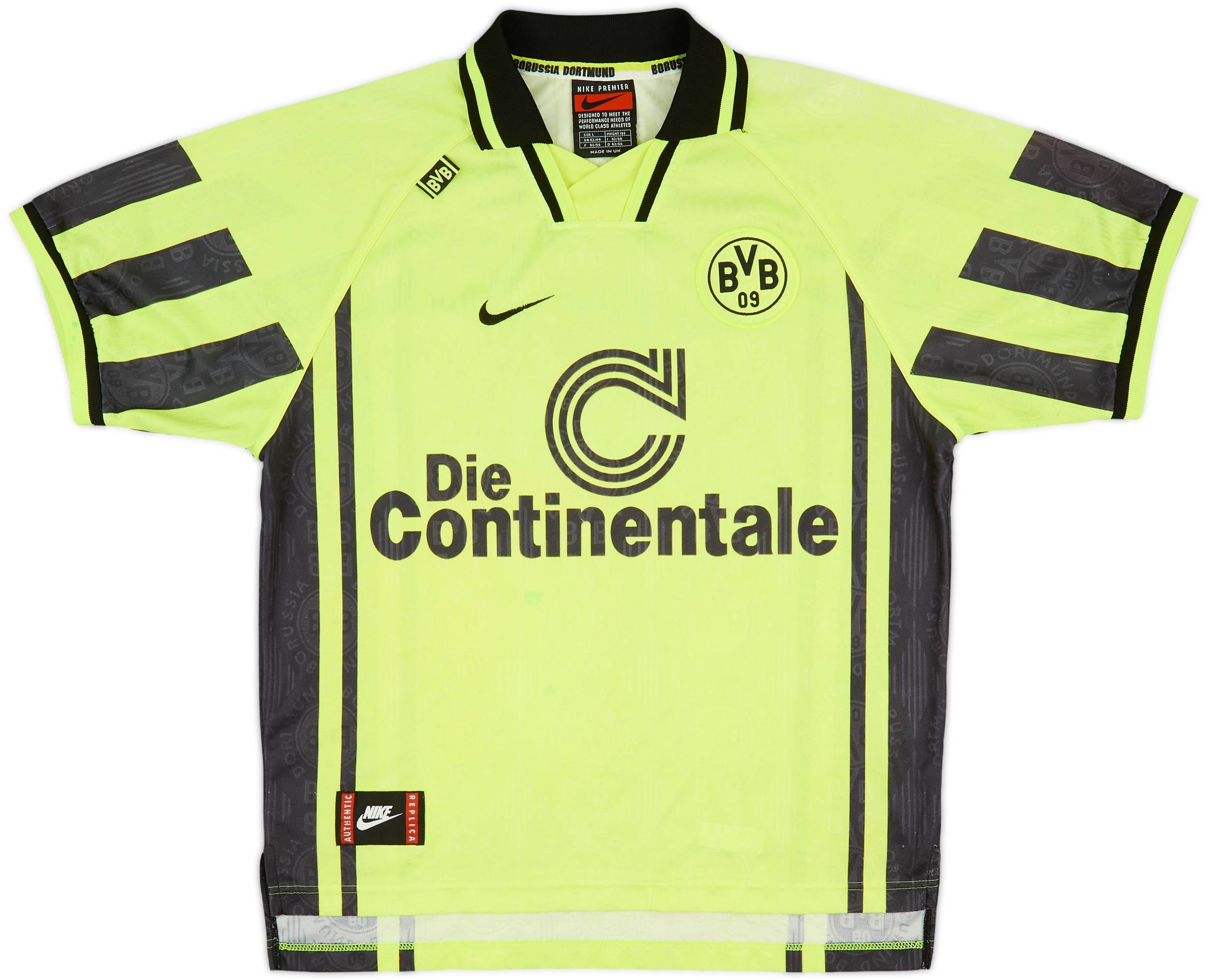 1996-97 Borussia Dortmund Home Shirt - 8/10 - (L)