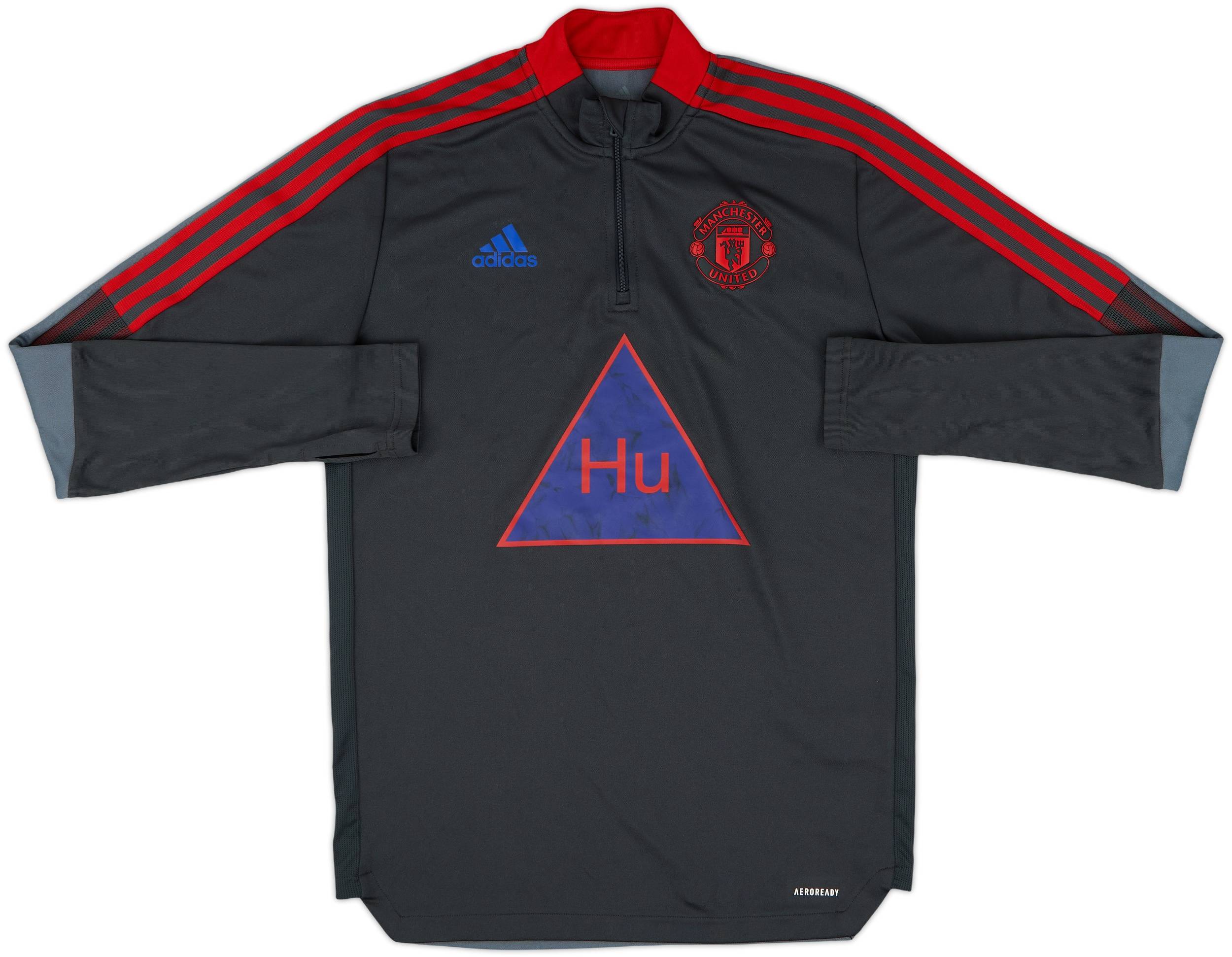 2020-21 Manchester United adidas Humanrace 1/4 Zip Training Top