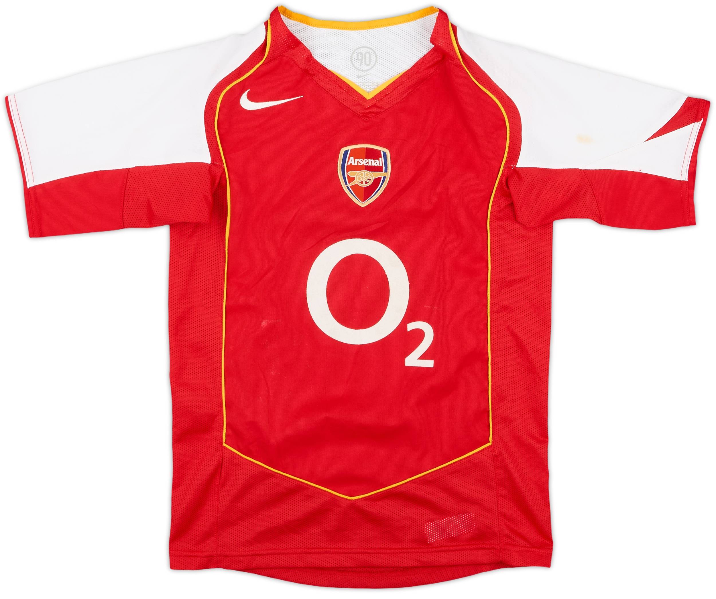 Arsenal F.C. 2004-05ユニフォーム 2004-05 Arsenal Home Shirt - 8/10 - (M.Boys)