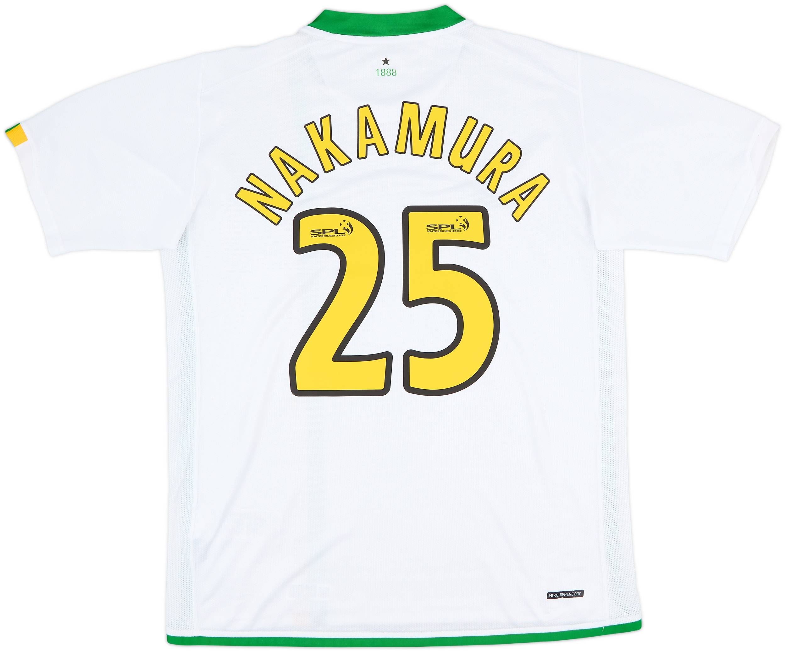 Celtic FC NAKAMURA 25番 シャツ 2007-08 Celtic Home Shirt Nakamura #25 (L)