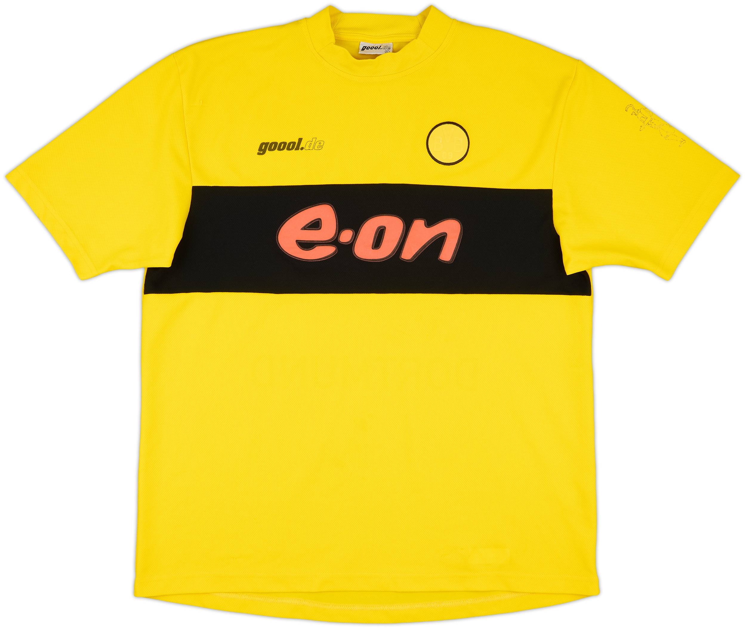 ウェア 04-05 Dortmund Signature Game Shirt BVB Borussia Dortmund Nike Away Football Shirt '04-'05 Black