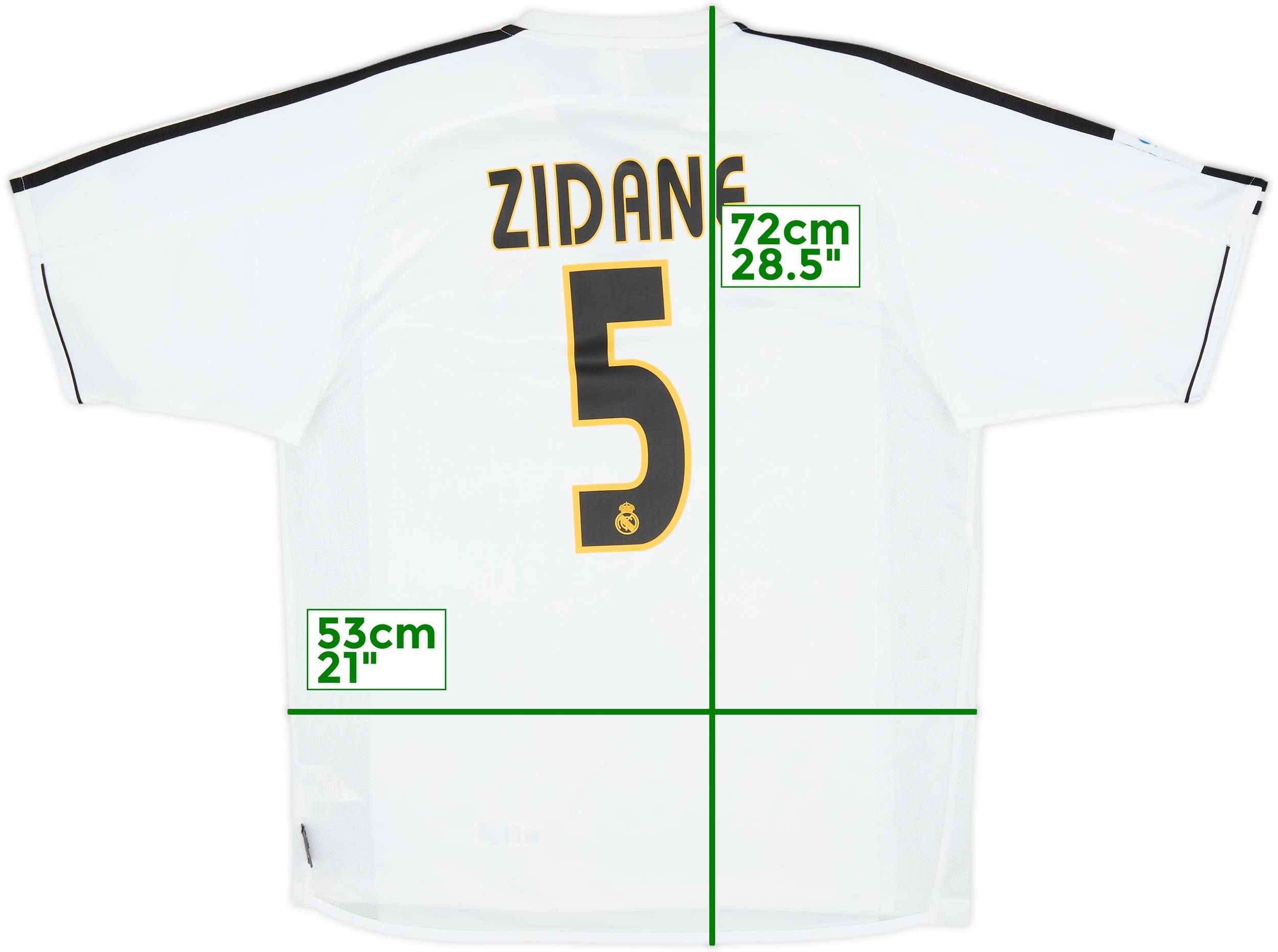 【正規品・レア】ZIDANE 5 レアル・マドリード ユニフォーム 2001-2002(2001) レアル・マドリード ホームユニフォーム#5