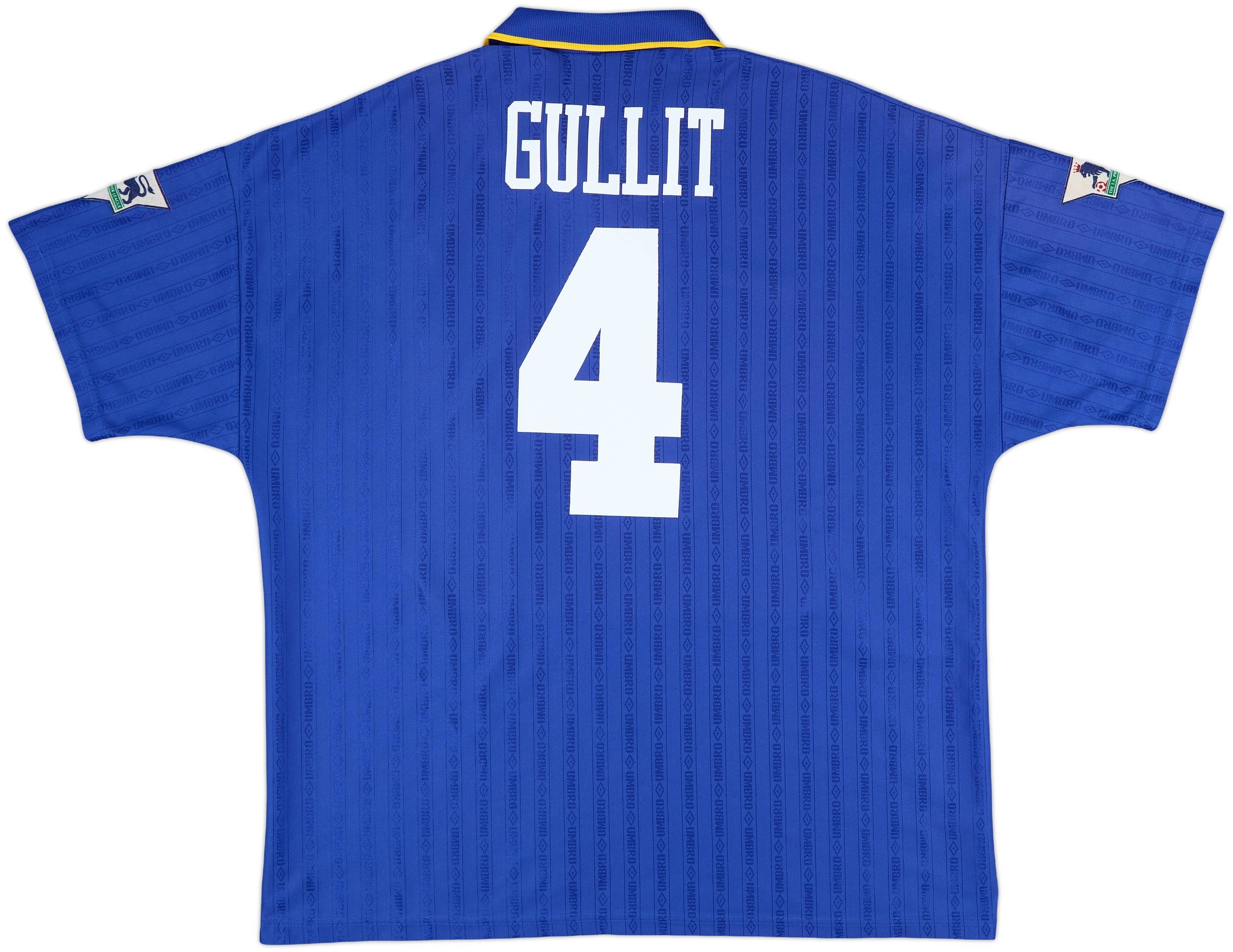 1995-97 Chelsea Home Shirt Gullit #4 - 6/10 - (XXL)