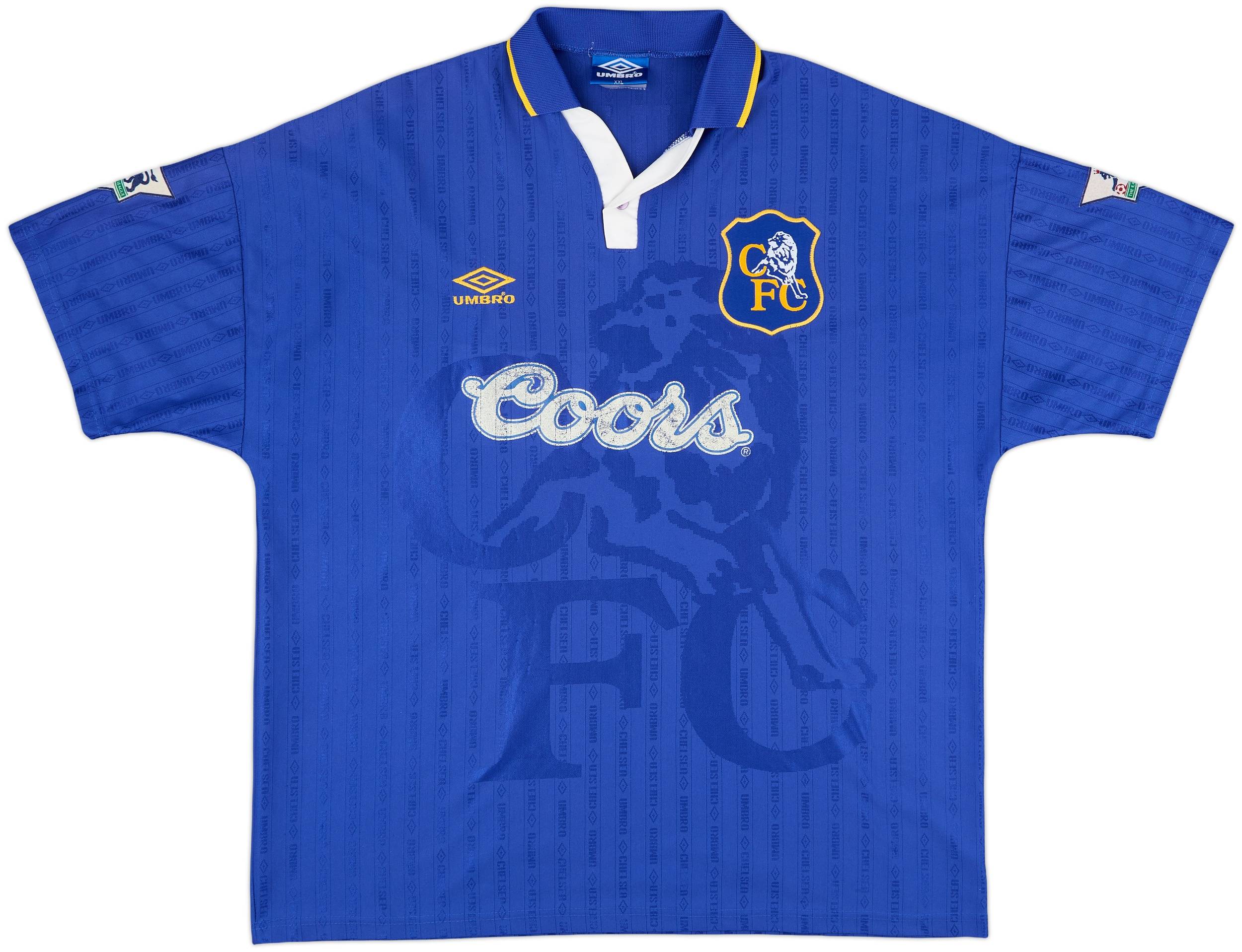 1995-97 Chelsea Home Shirt Gullit #4 - 6/10 - (XXL)