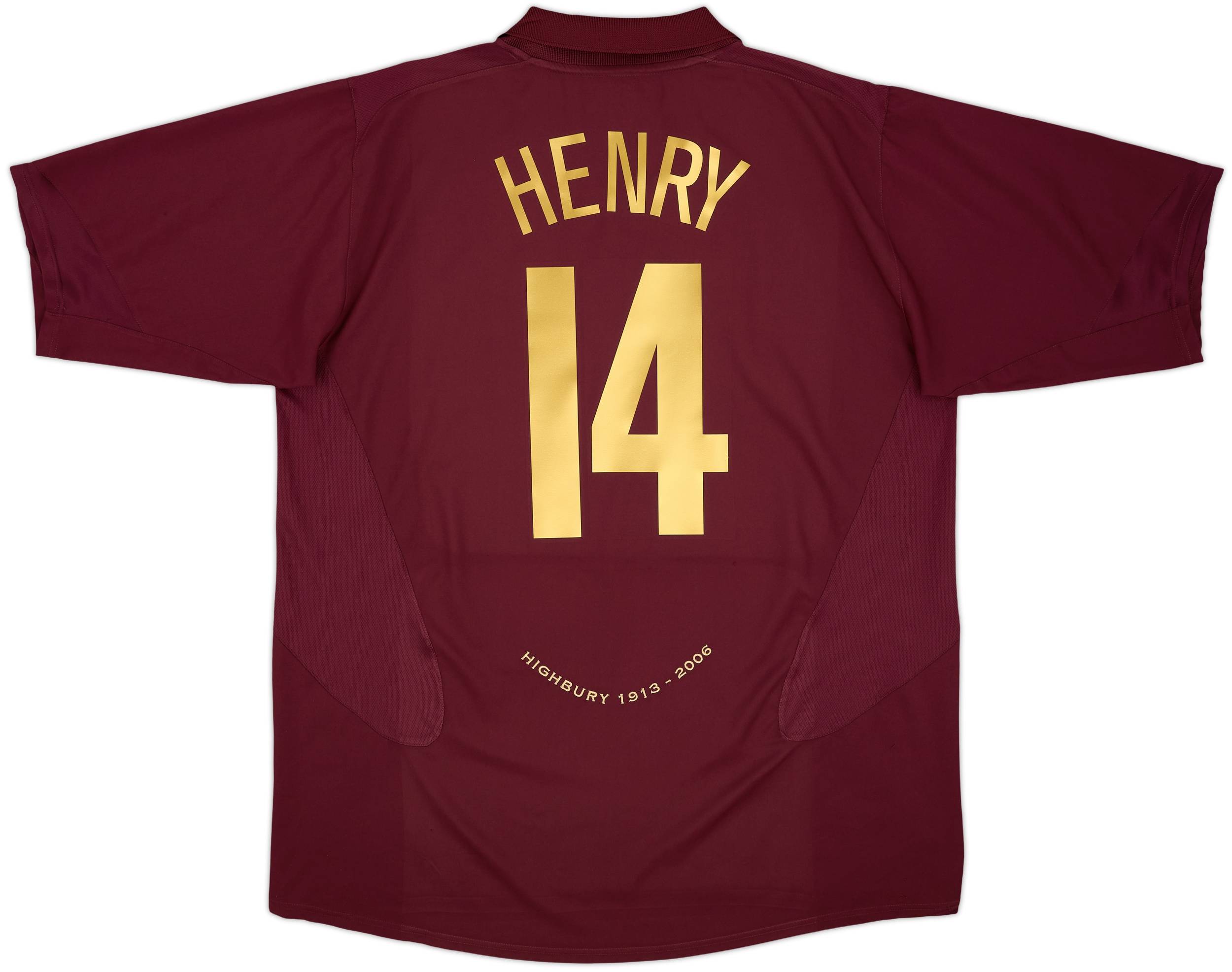 2005-06 Arsenal Home Shirt Henry #14 - 8/10 - (XXL)