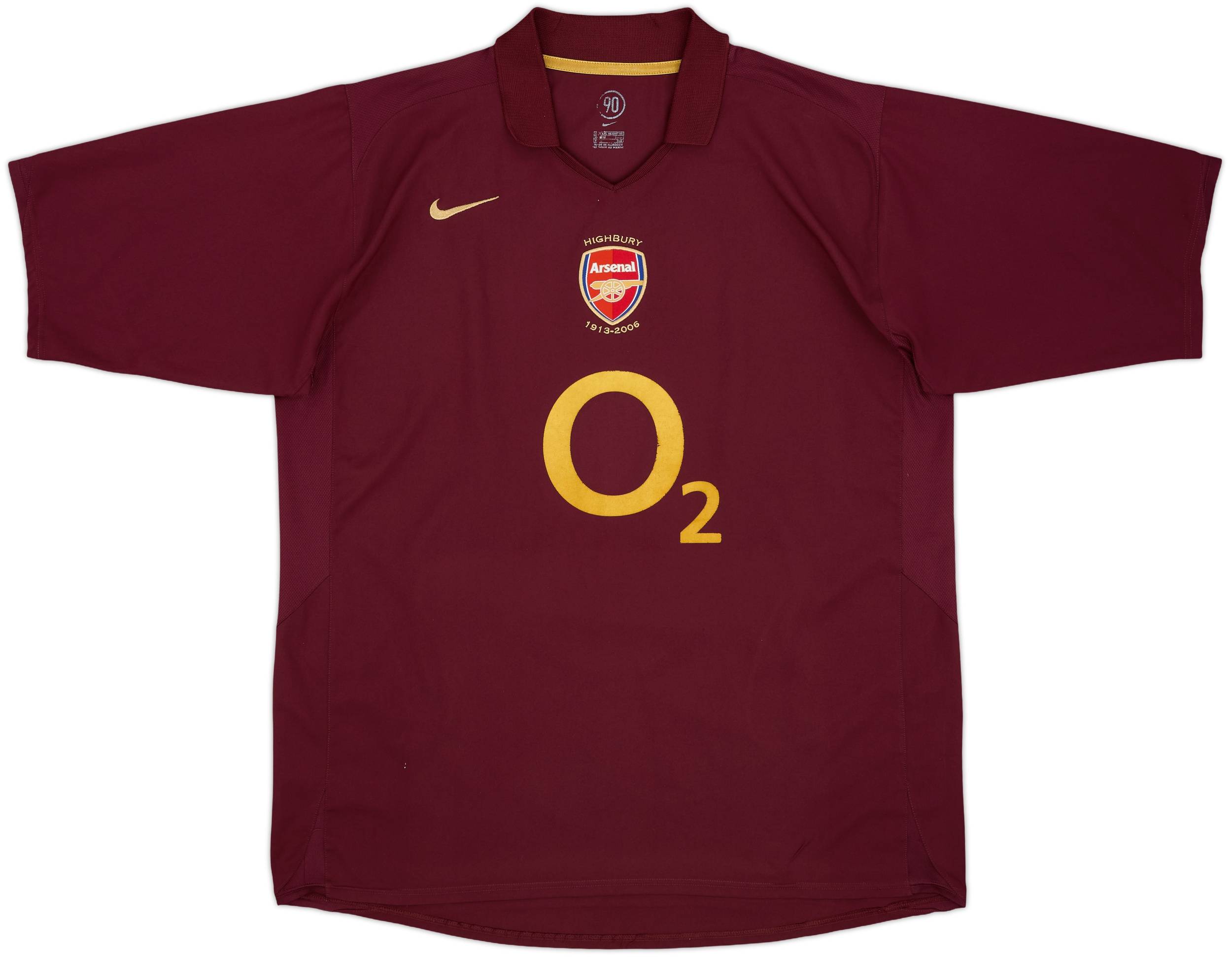 2005-06 Arsenal Home Shirt Henry #14 - 8/10 - (XXL)