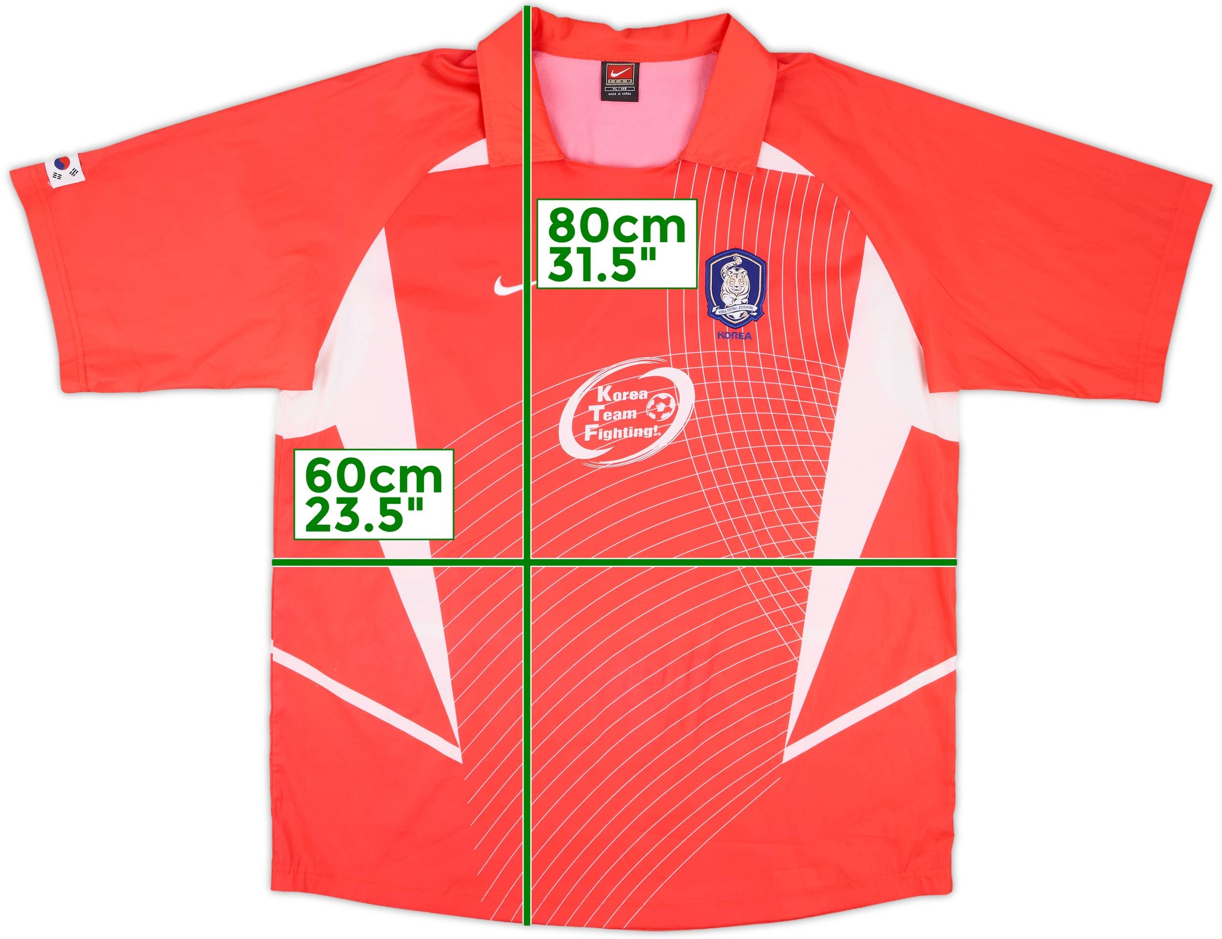 韓国代表ユニフォームセットXL 2002-03 South Korea Home Shirt - 6/10 - (XL)