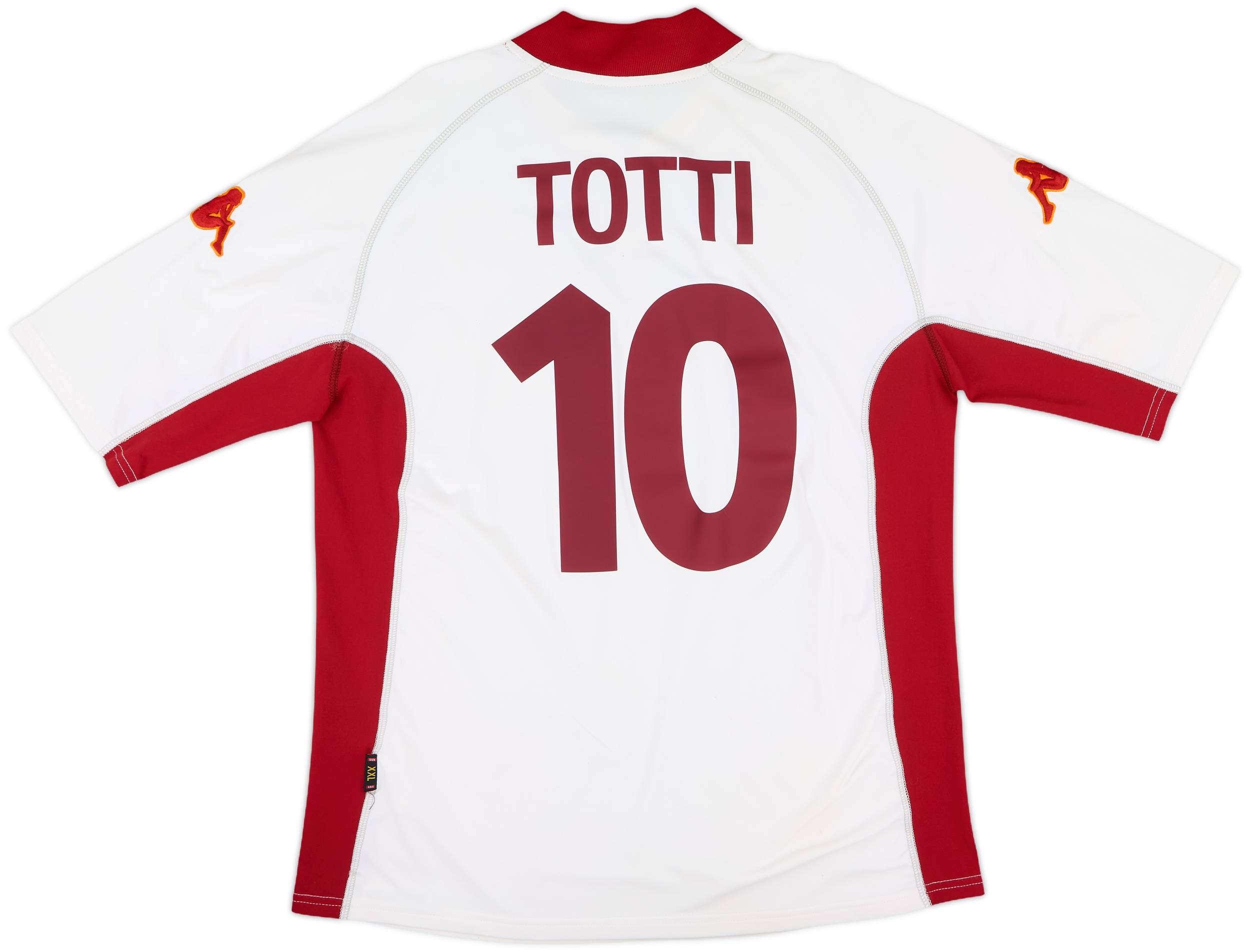 2001-02 Roma Away Shirt Totti #10 - 8/10 - (XXL)