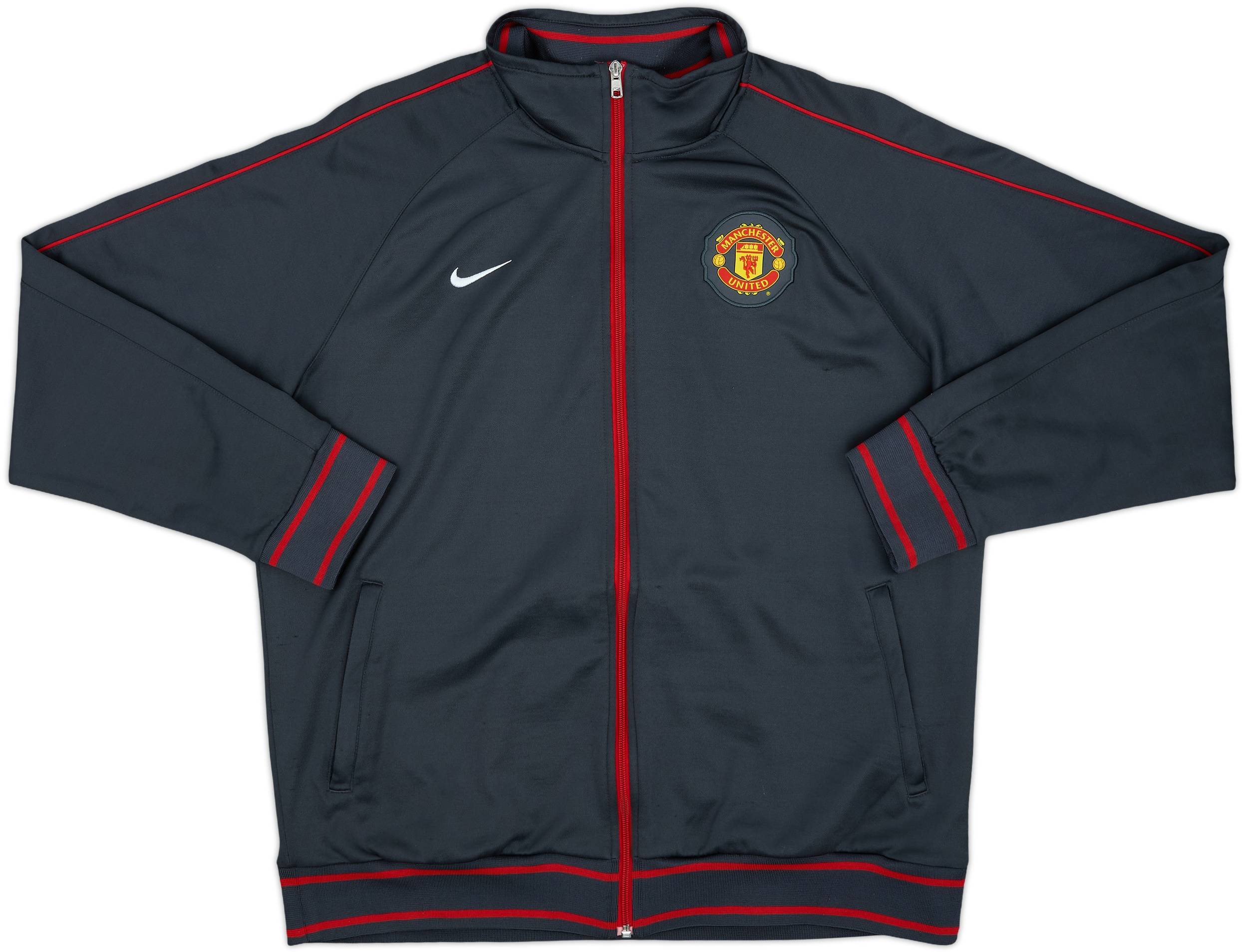 2010-11 Manchester United Nike Track Jacket - 8/10 - (XL)