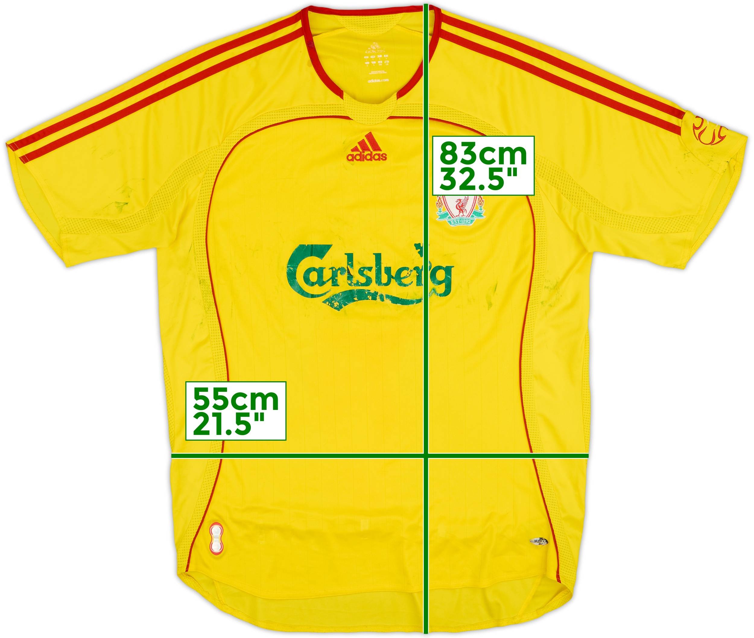 2006-07 Liverpool Away Shirt Gerrard #8 - 4/10 - (L)