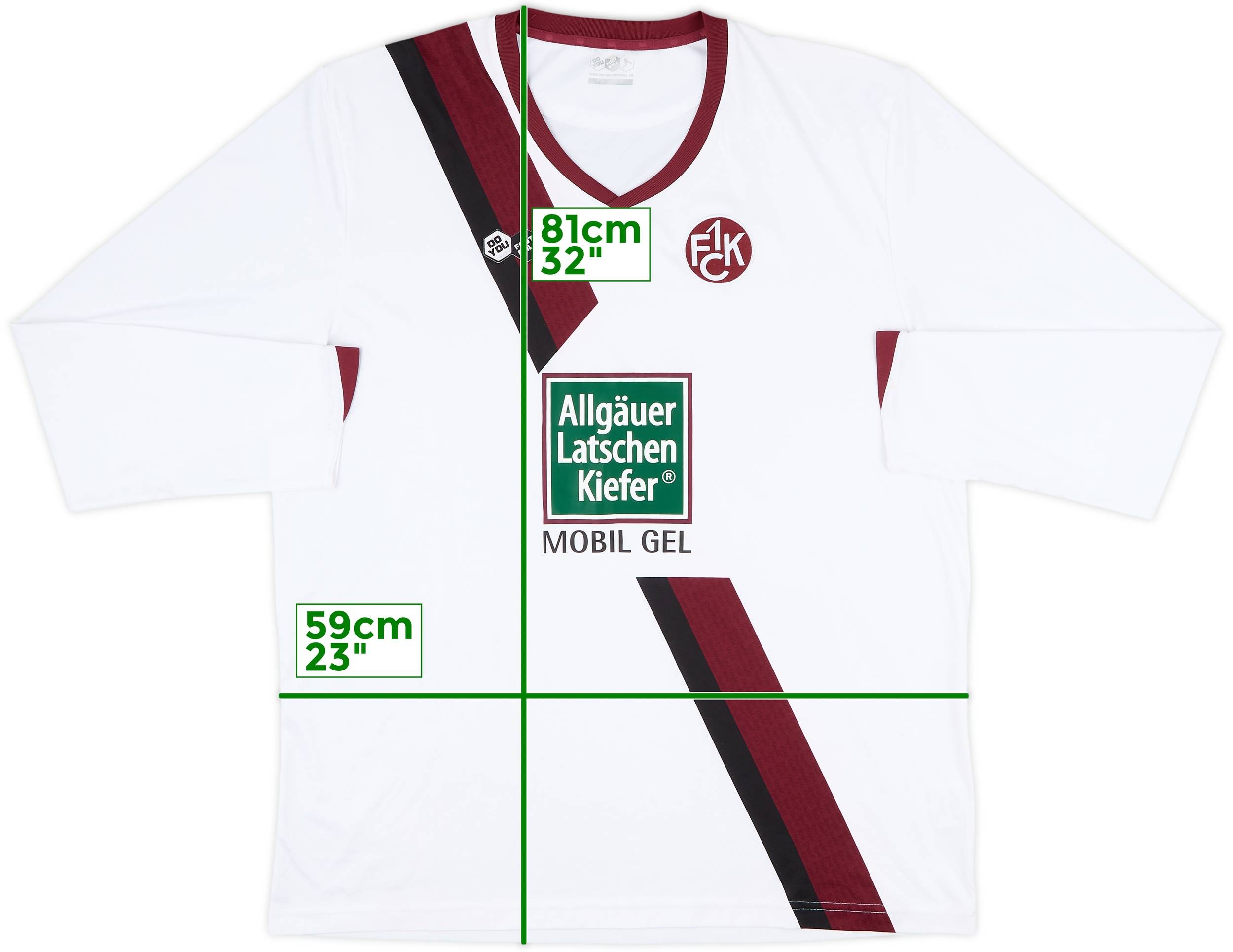 2010-11 Kaiserslautern Away L/S Shirt - 7/10 - (XXL)