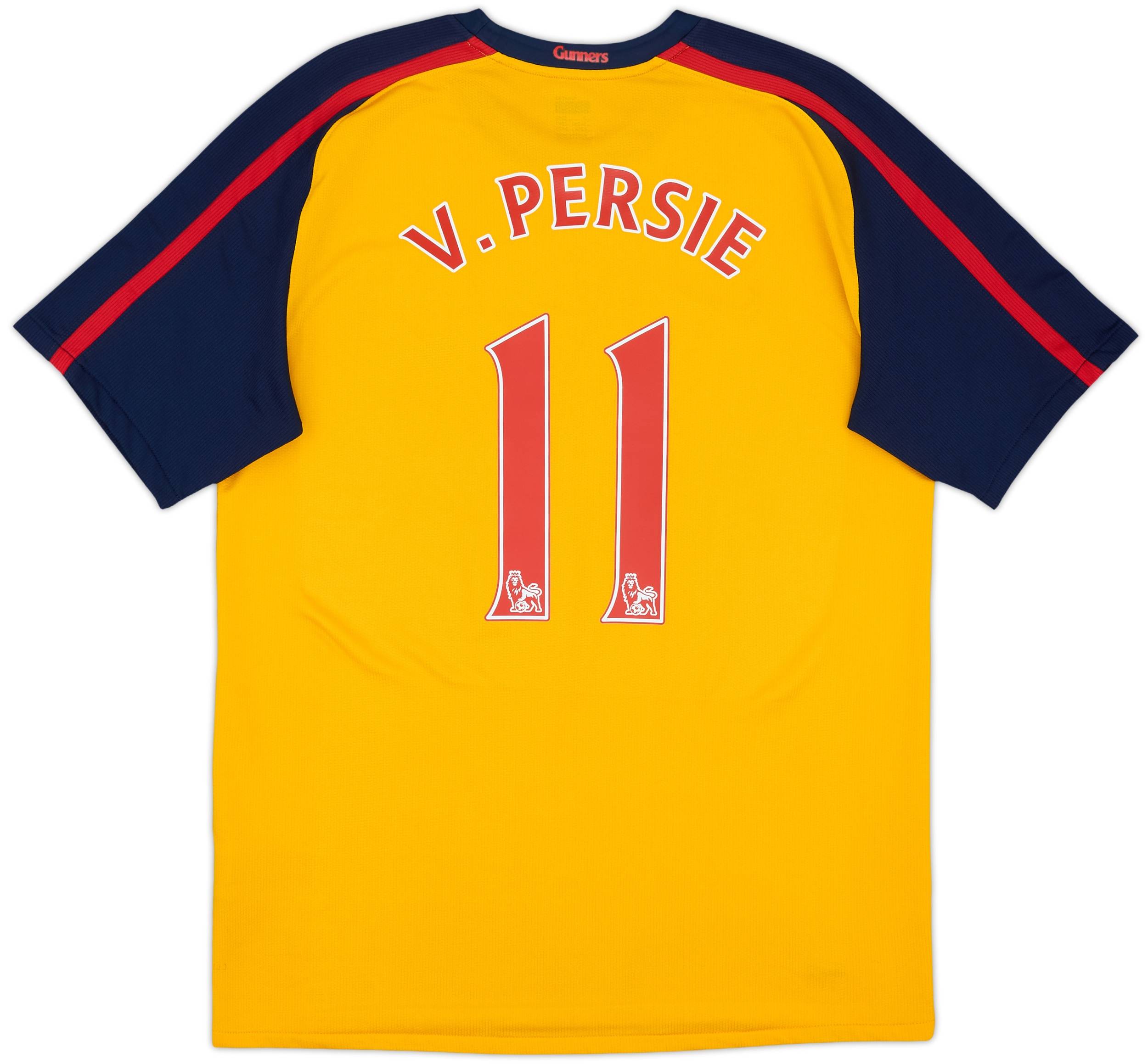 アーセナル　09/10 ユニフォーム Arsenal V. PERSIE 2008-09 Arsenal Away Shirt V.Persie #11 - 6/10 - (M)